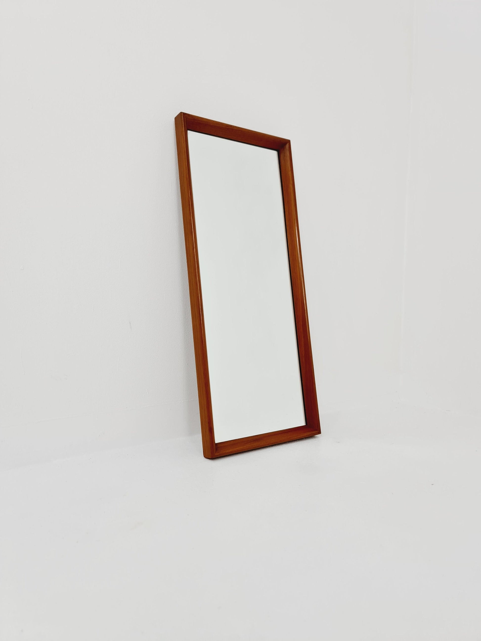 German mid-century Modern wall-mounted mirror, By Verlaux 1950s