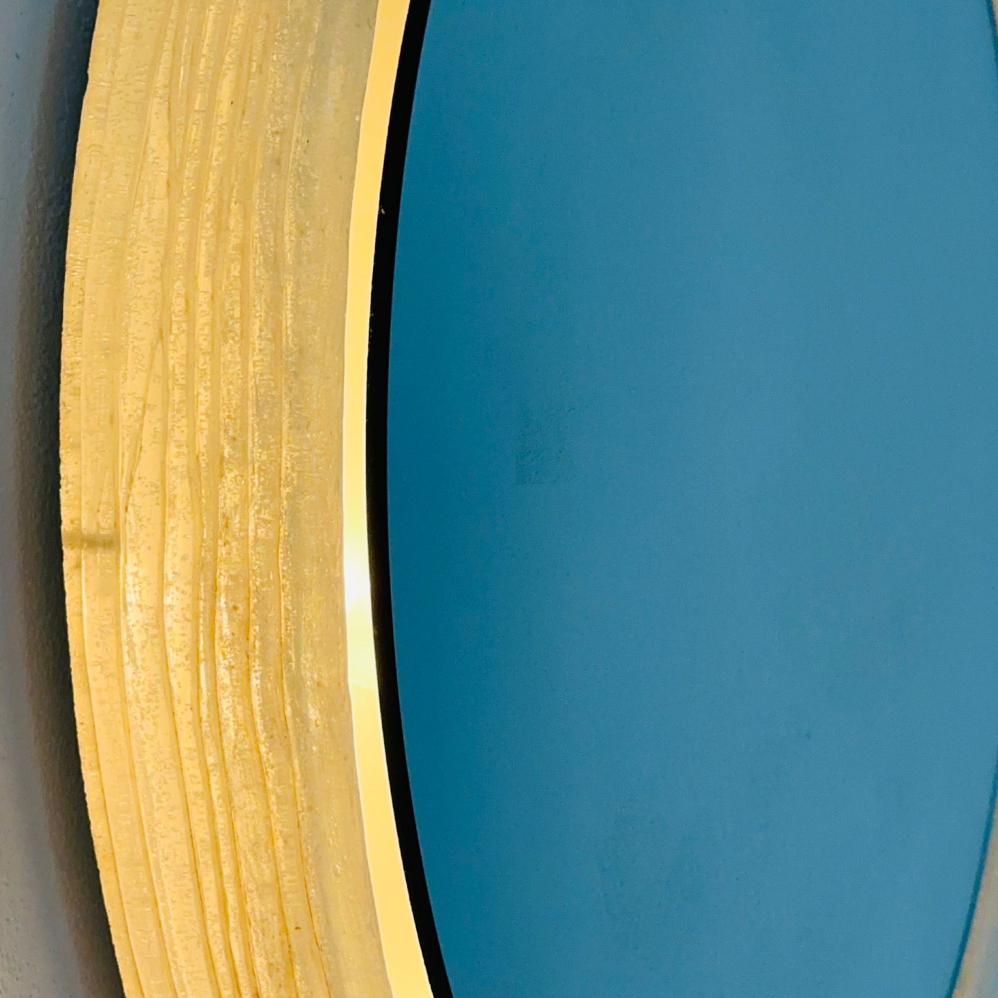 Schock Lucite mid century illuminated large wall mirror, Germany 1970s 