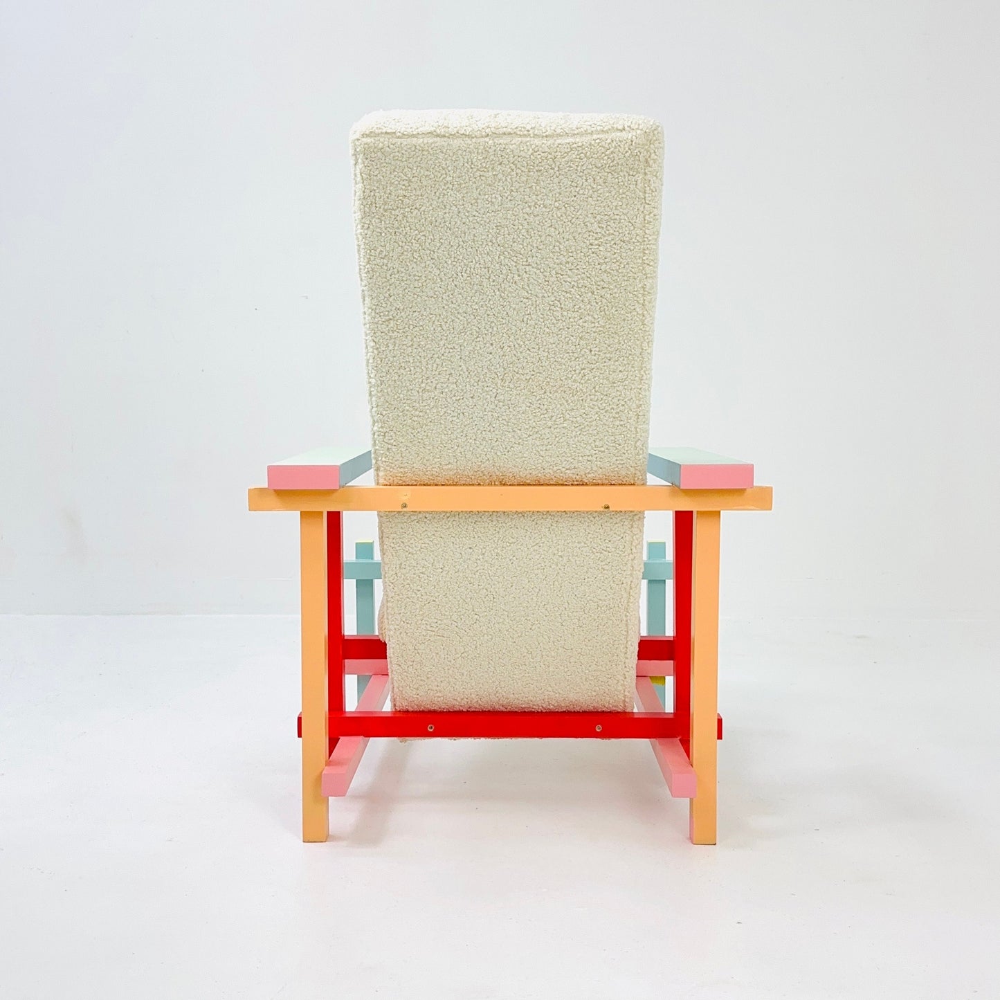 Mid century up cycled design armchair by Gerrit T. Rietveld