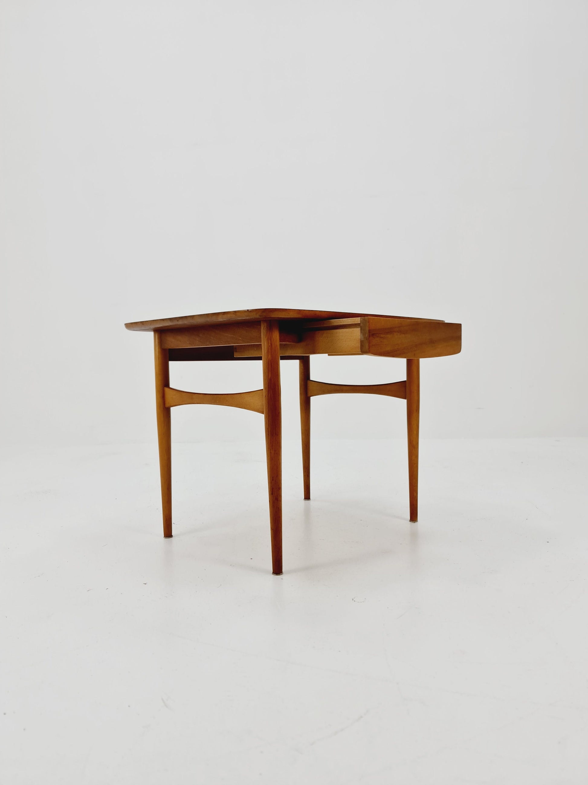 German Vintage Walnut Coffee Table by WK Møbelfabrik, 1960s