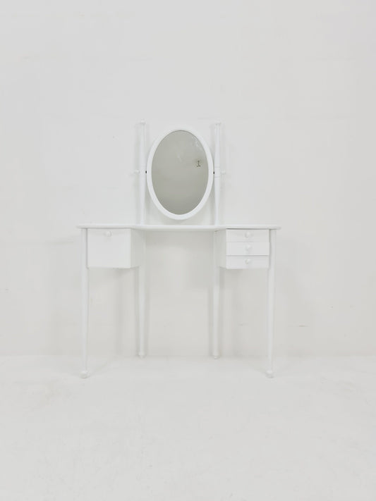 Mid Century Modern Swedish vanity table/ make up By AB Nybrofabriken Model Romantica, 1960s