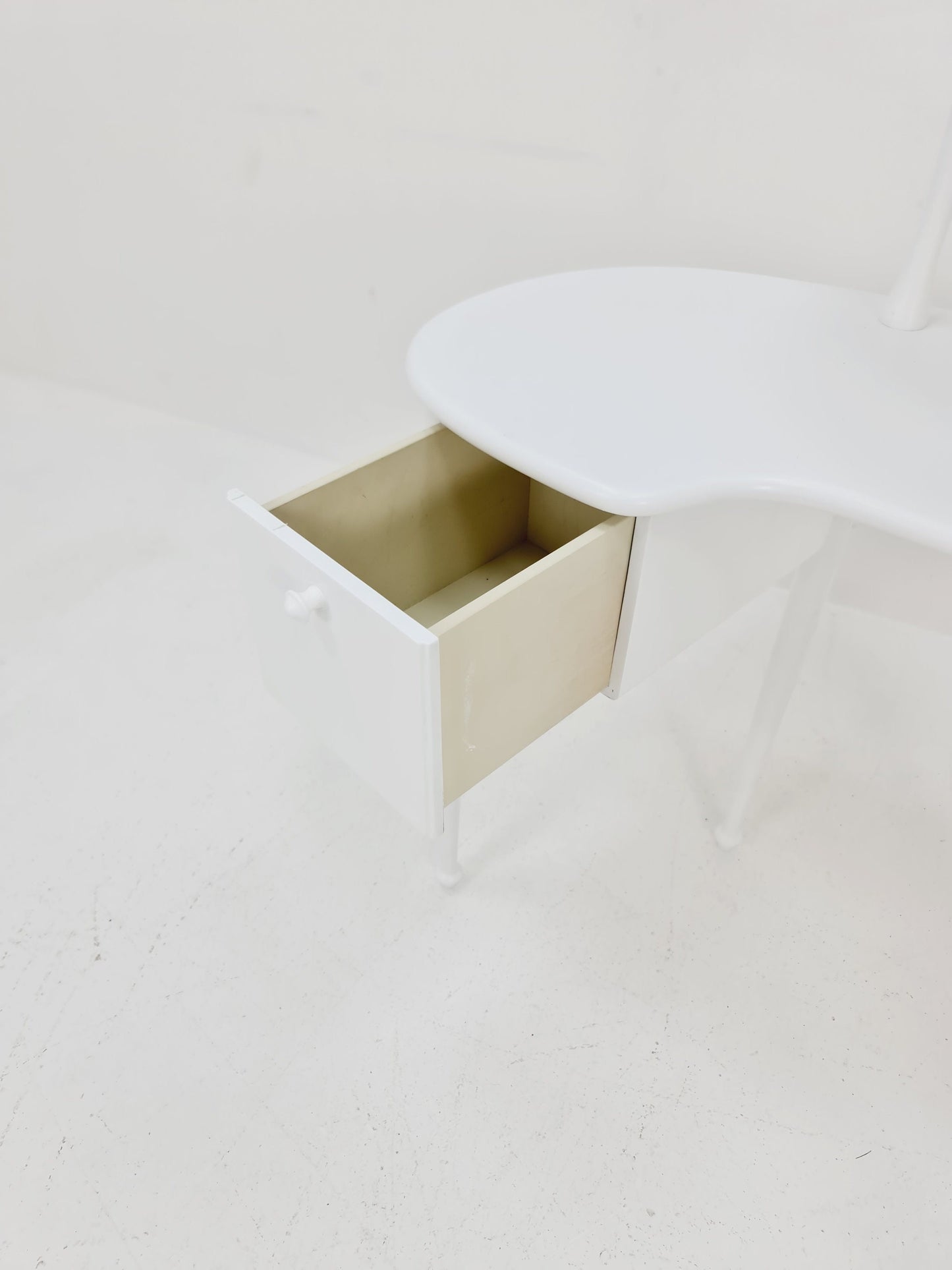 Mid Century Modern Swedish vanity table/ make up By AB Nybrofabriken Model Romantica, 1960s