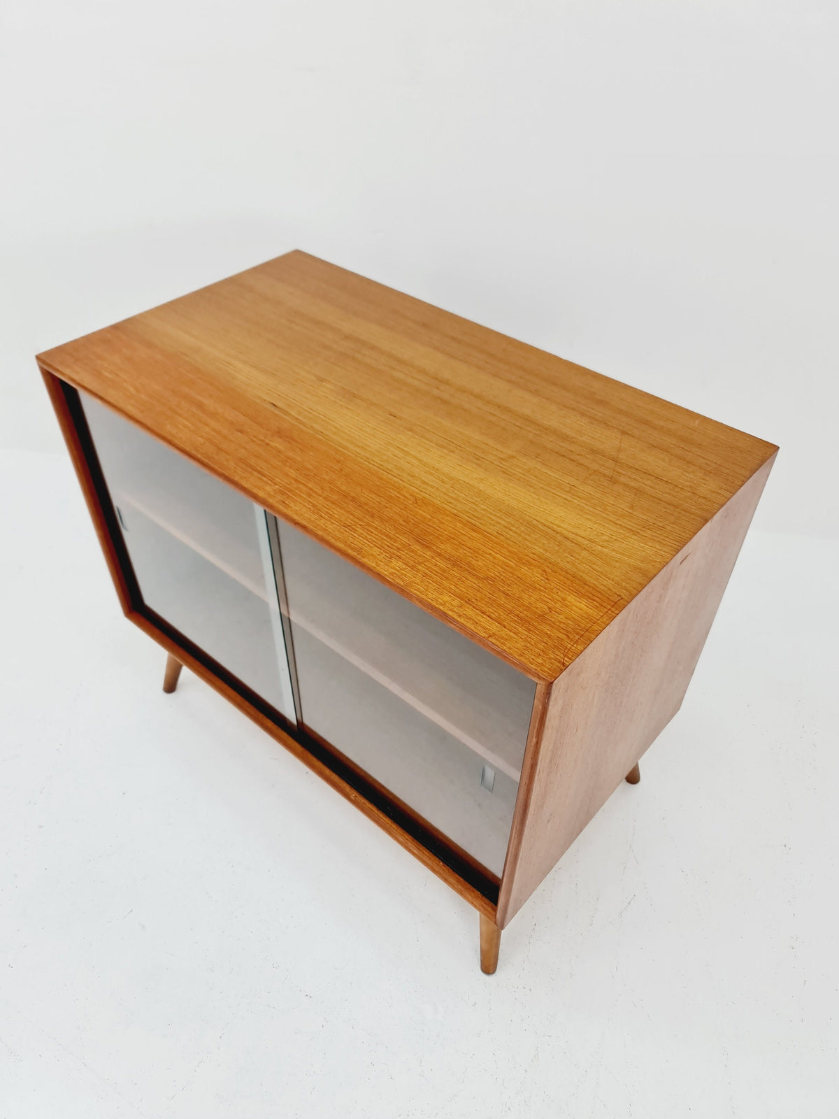 Mid Century Modern danish cabinet teak Display / Vitrine 1960s