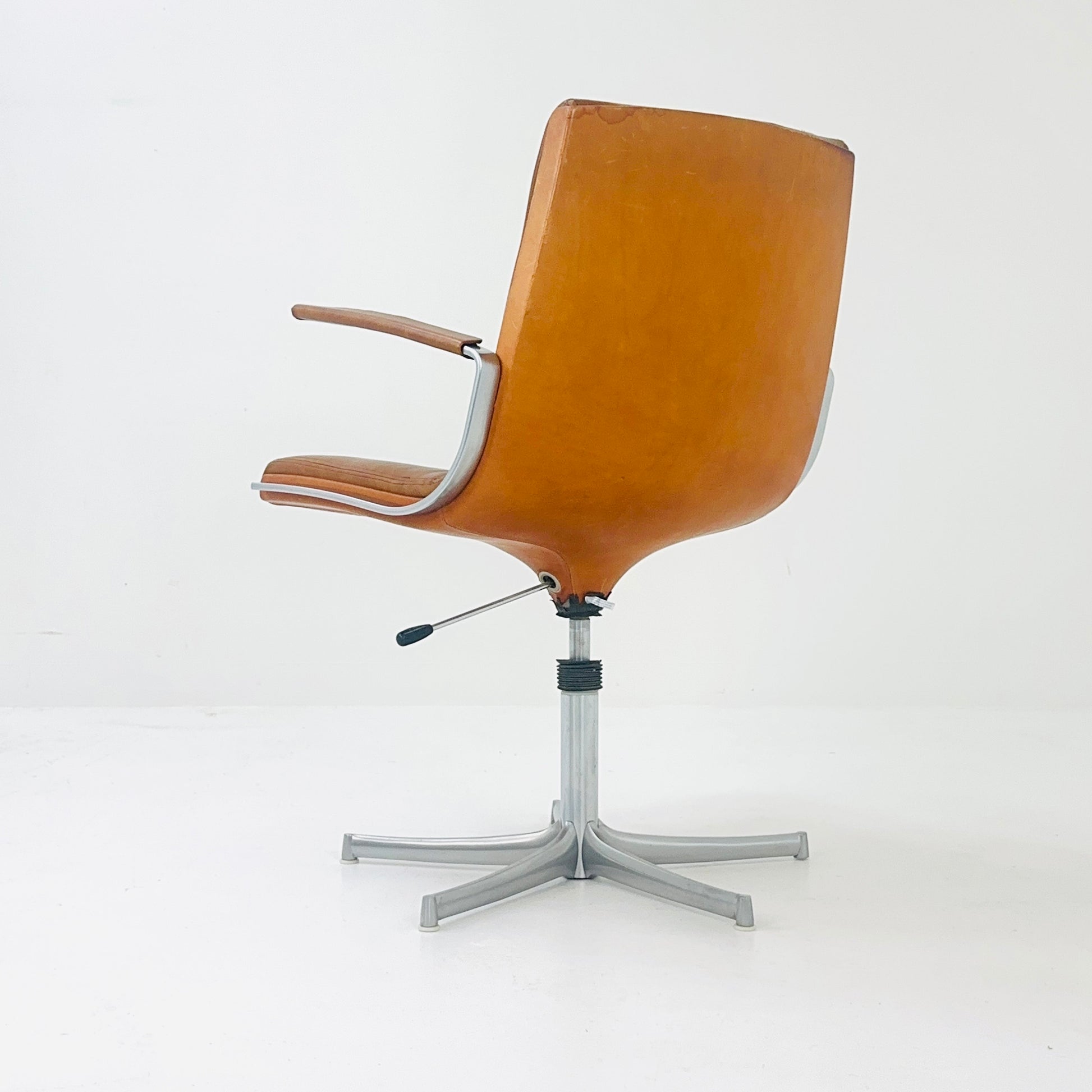 Mid century LOGOS office chair by Bernd Münzebrock for Dieter Knoll 1970s