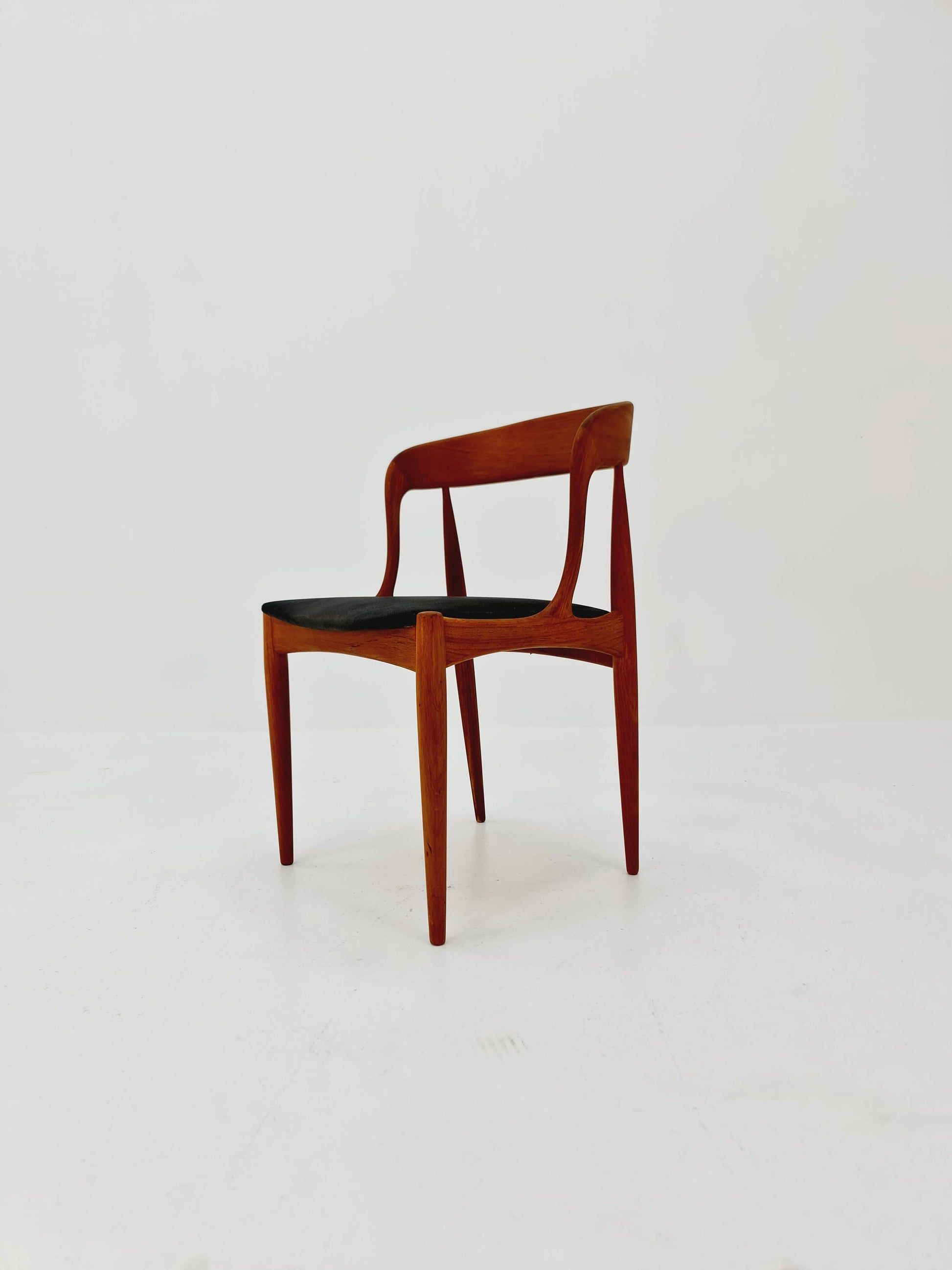 Vintage Danish teak dining chair by johannes Andersen for Uldum Mobelfabrik , 1960s,