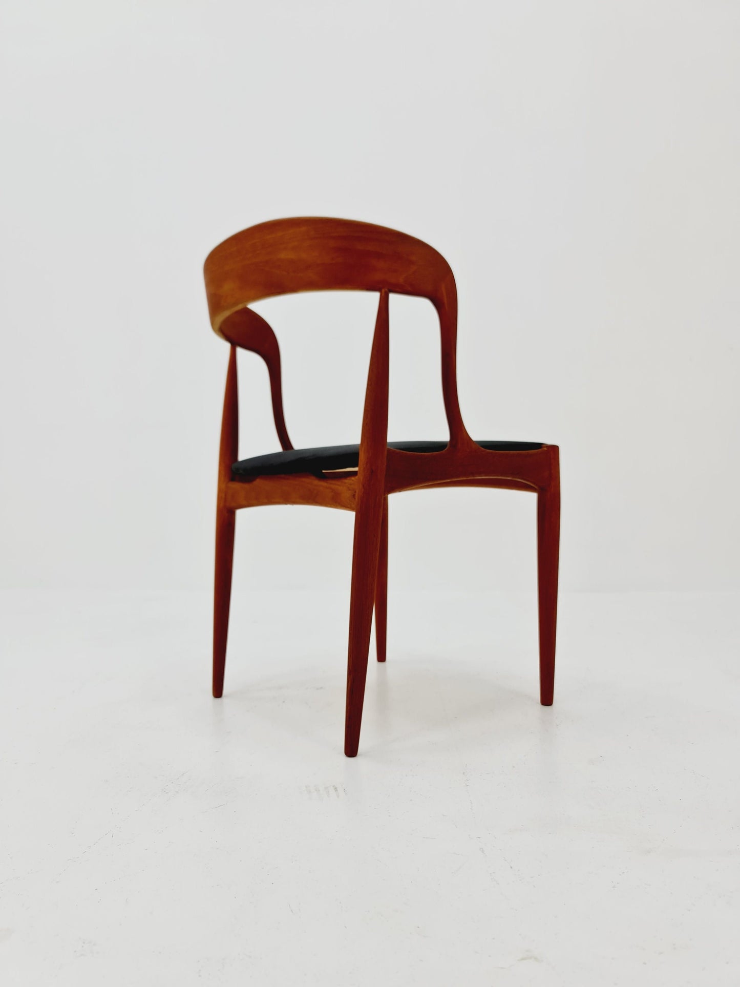 Vintage Danish teak dining chair by johannes Andersen for Uldum Mobelfabrik , 1960s,