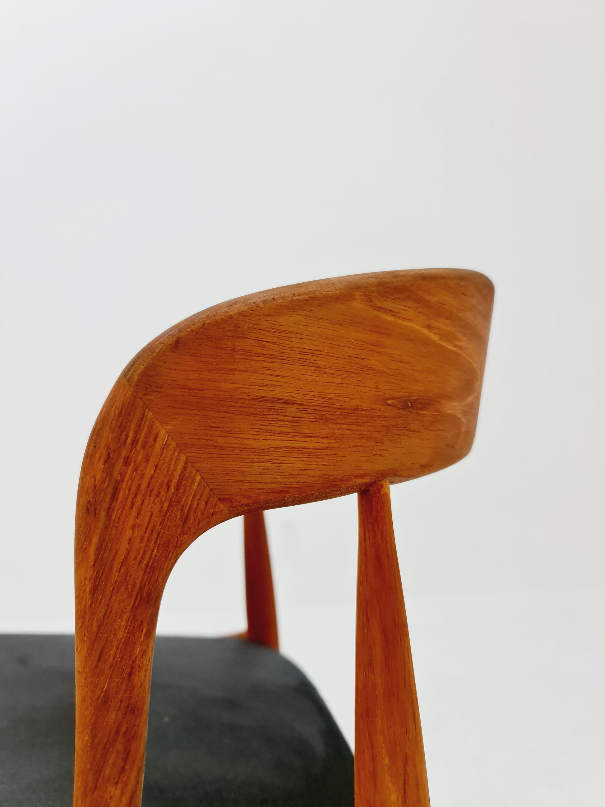 Vintage Danish teak dining chair by johannes Andersen for Uldum Mobelfabrik , 1960s,