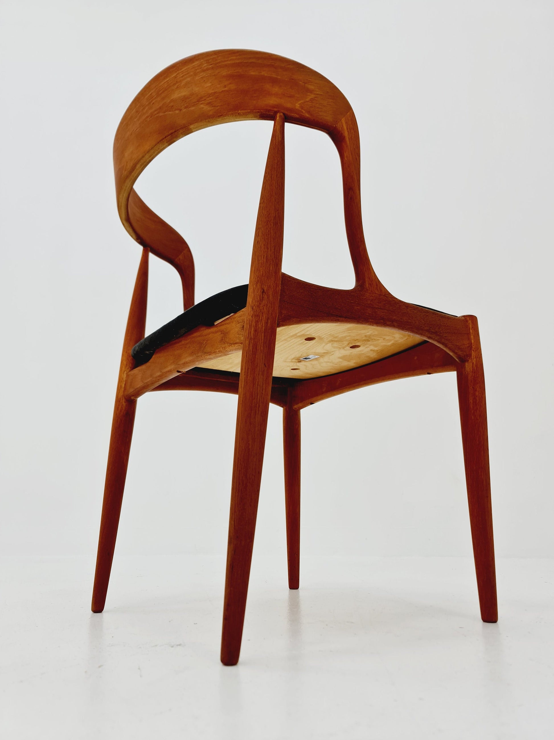 Vintage Danish teak dining chair by johannes Andersen for Uldum Mobelfabrik , 1960s,