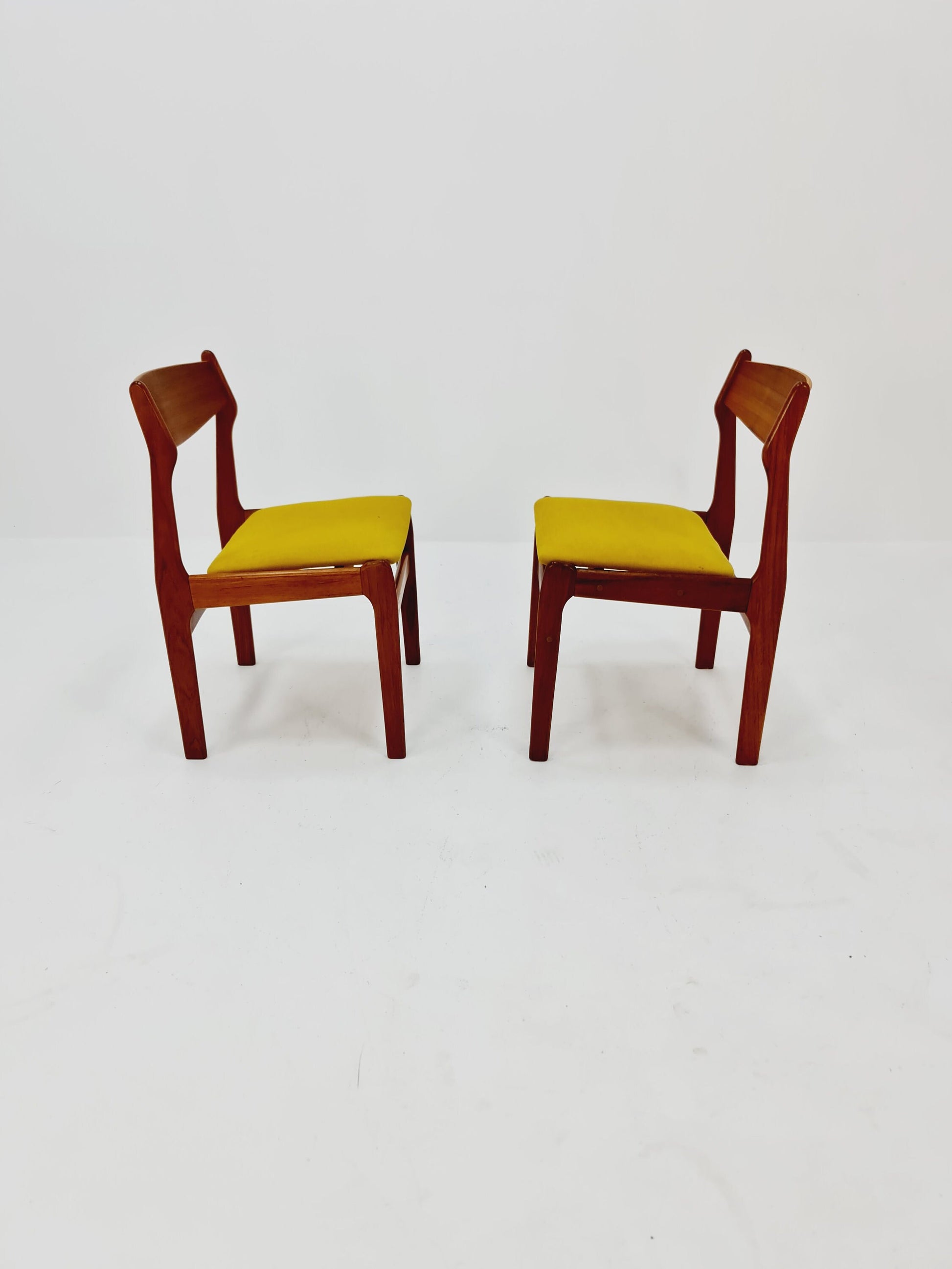 Vintage Danish teak dining charis by Erik Buch, 1960s, set of 2