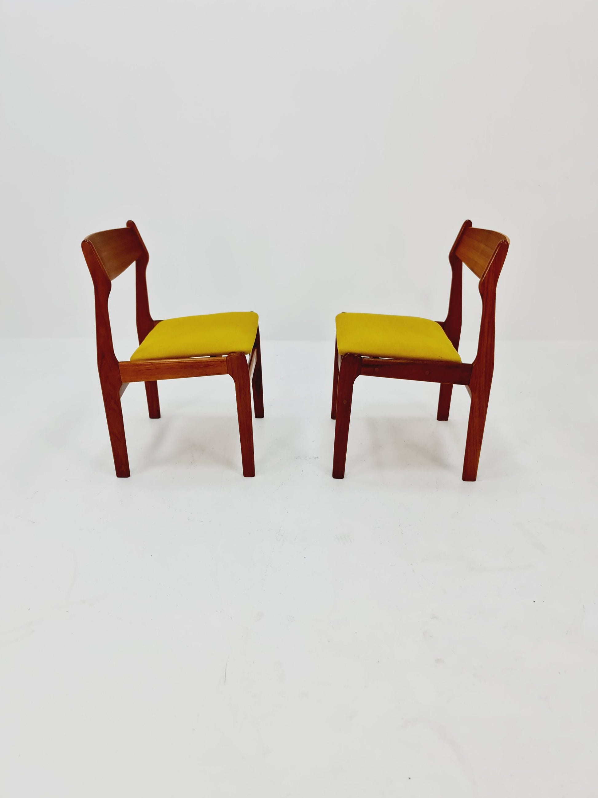 Vintage Danish teak dining charis by Erik Buch, 1960s, set of 2