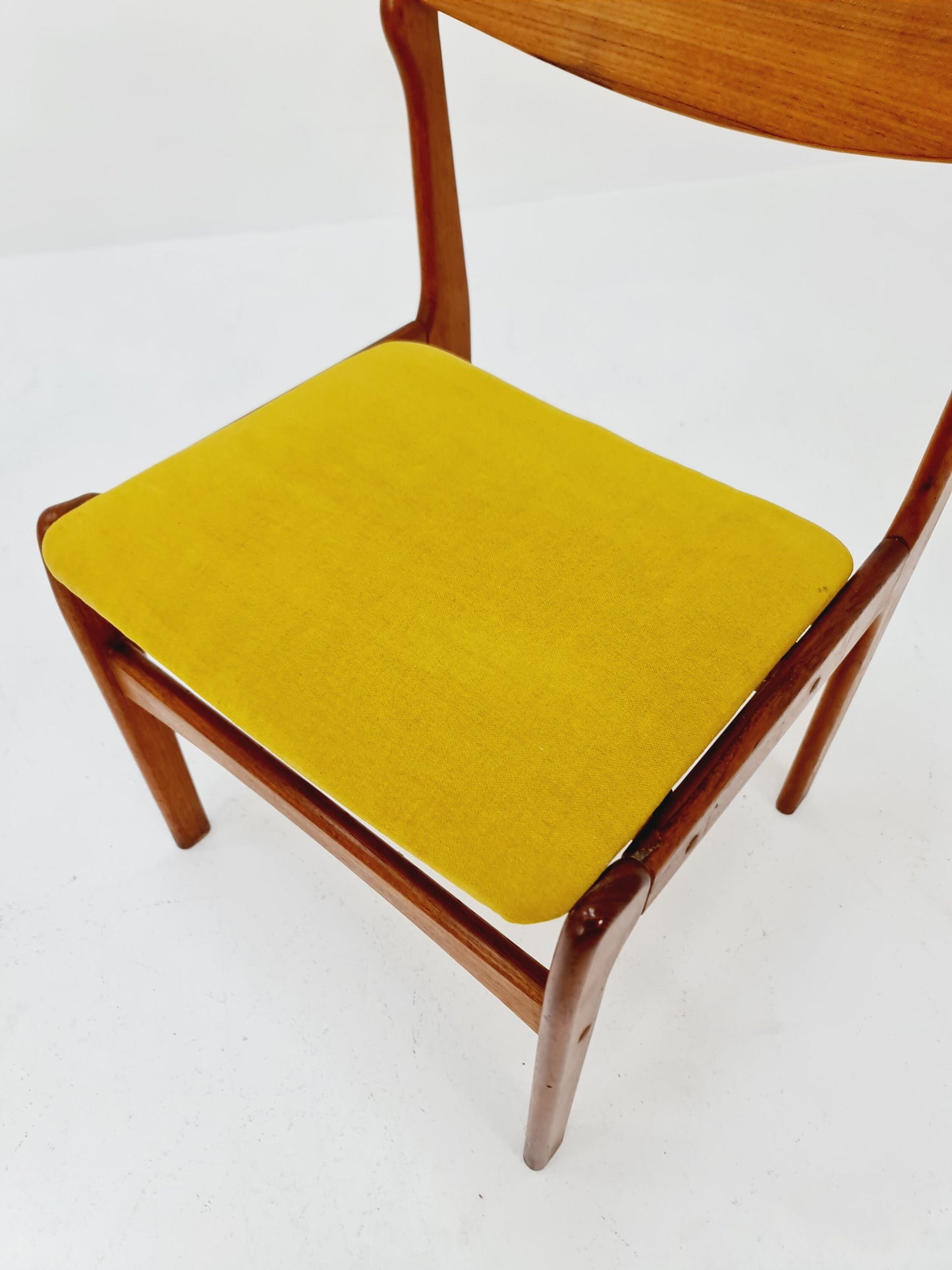 Vintage Danish teak dining charis by Erik Buch, 1960s, set of 2