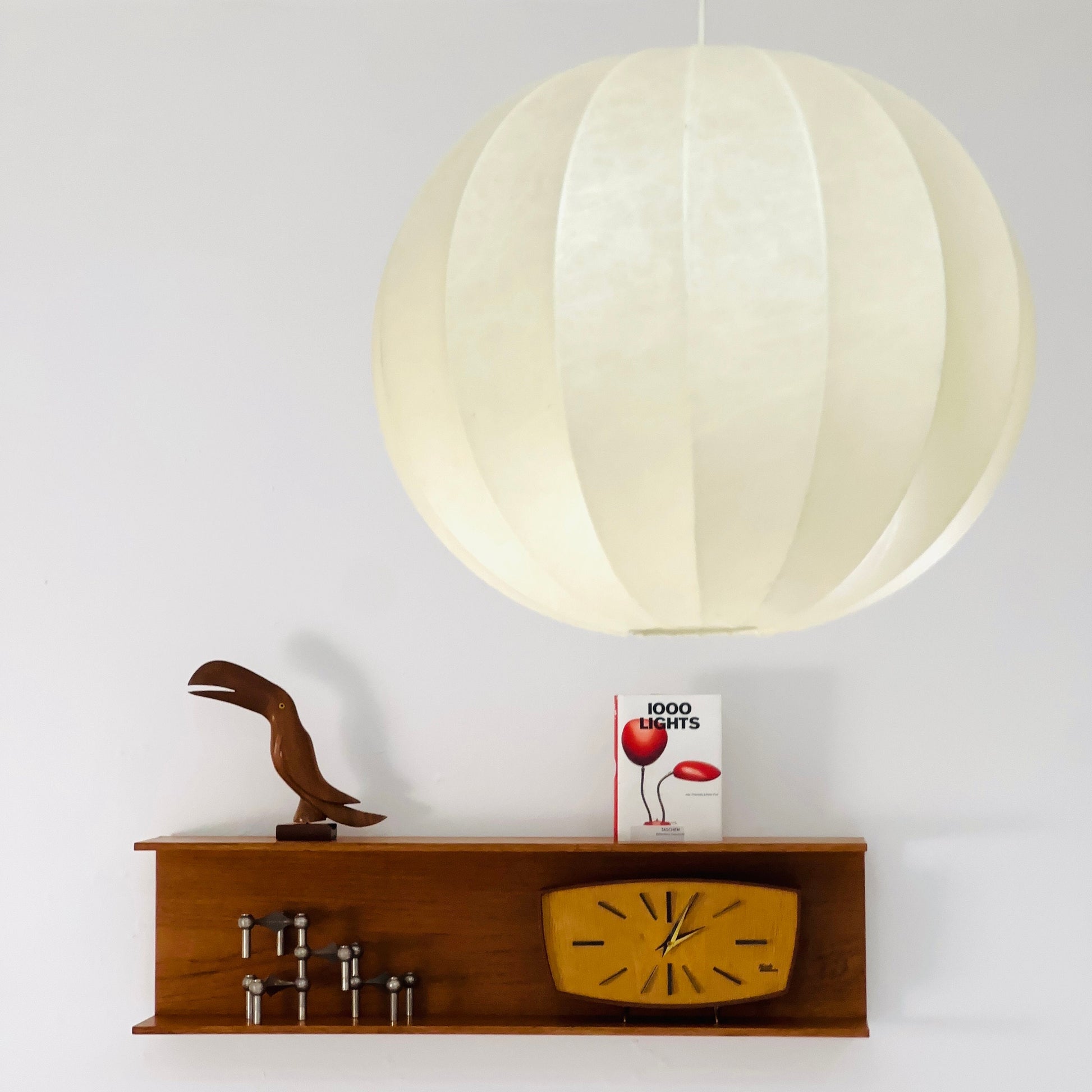 Space age pendant lamp by Designer Achille & Pier Giacomo Castiglioni : Bovezzo (Italy)