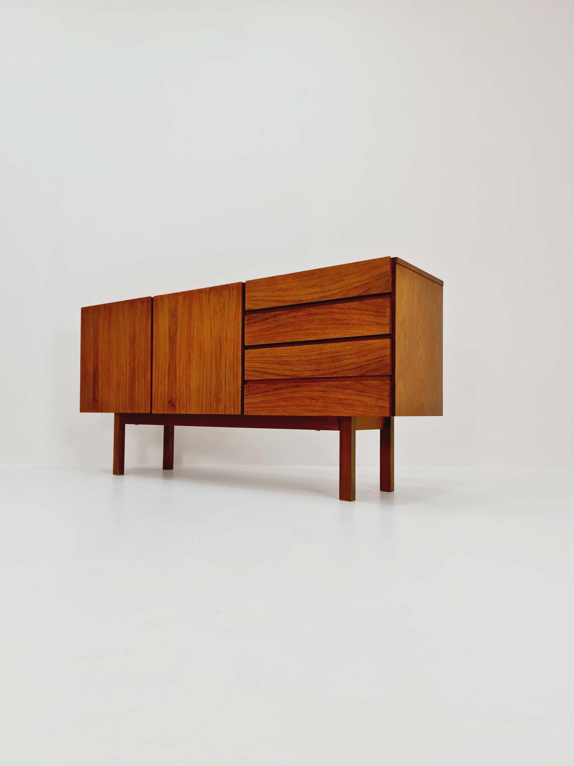 Mid Century Modern German Teak Sideboard by Wista , 1960s