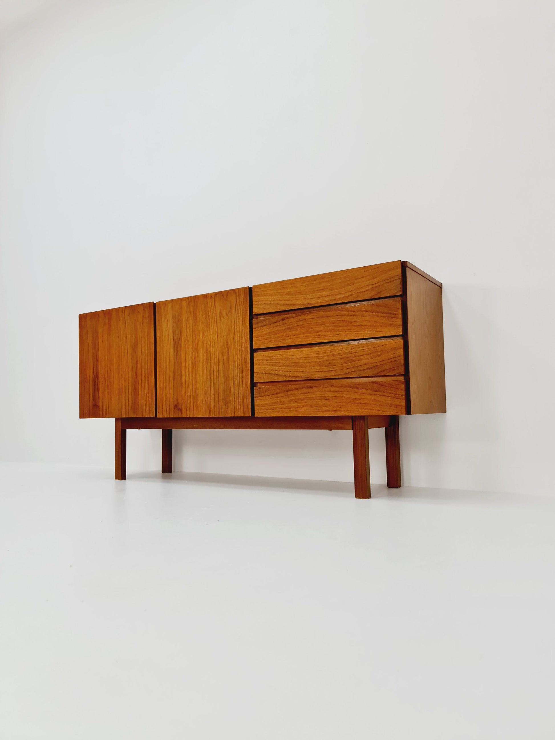 Mid Century Modern German Teak Sideboard by Wista , 1960s