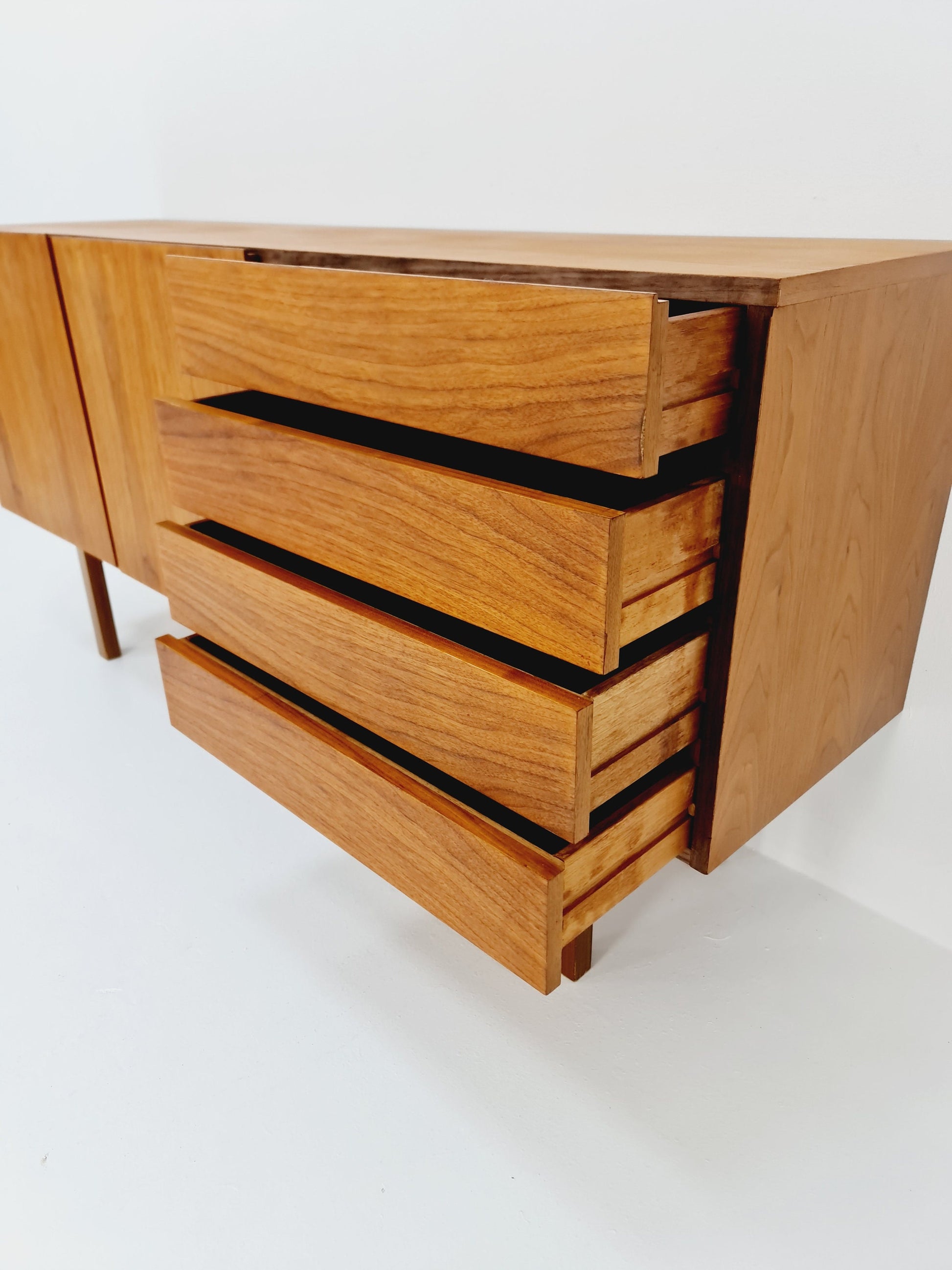 Mid Century Modern German Teak Sideboard by Wista , 1960s