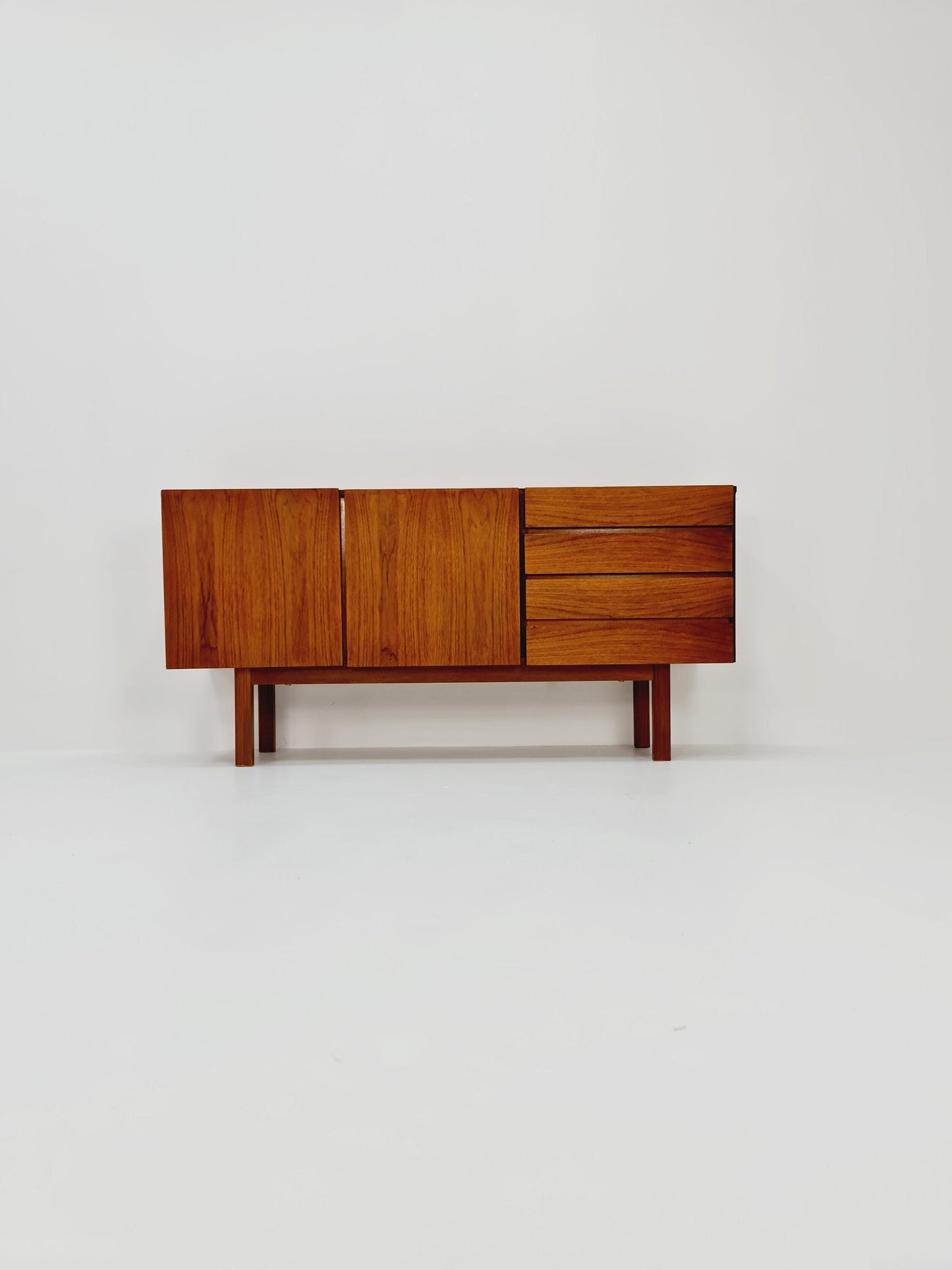 Mid Century Modern German Teak Sideboard by Wista , 1960s