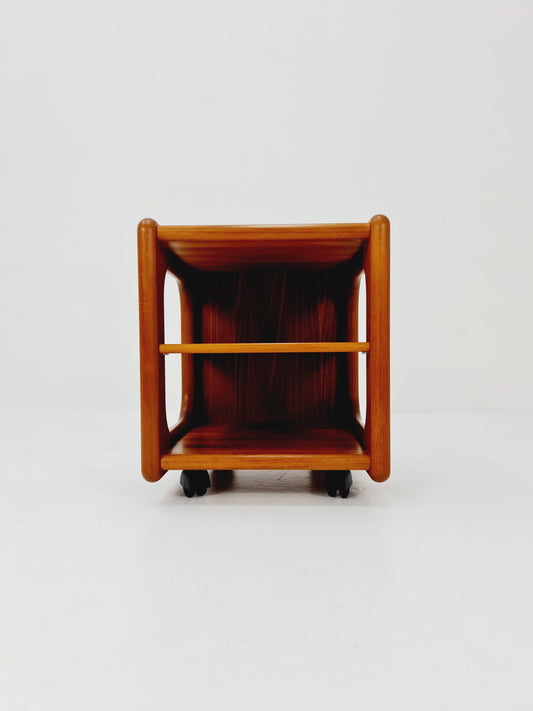 Vintage mid century danish trolley in solid teak/ bar cart By Dyrlund , 1960s