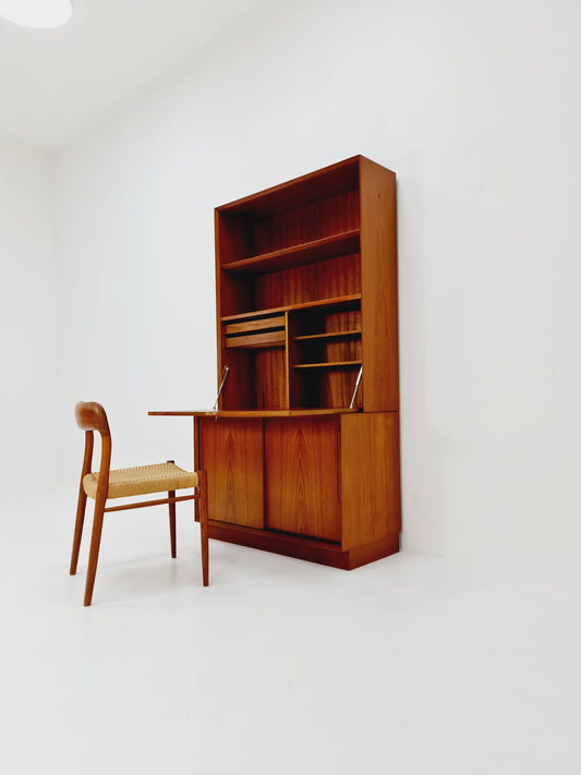 Danish vintage bookshelf system/Desk / book case teak by Svend AAge Rasmusen , 1960s