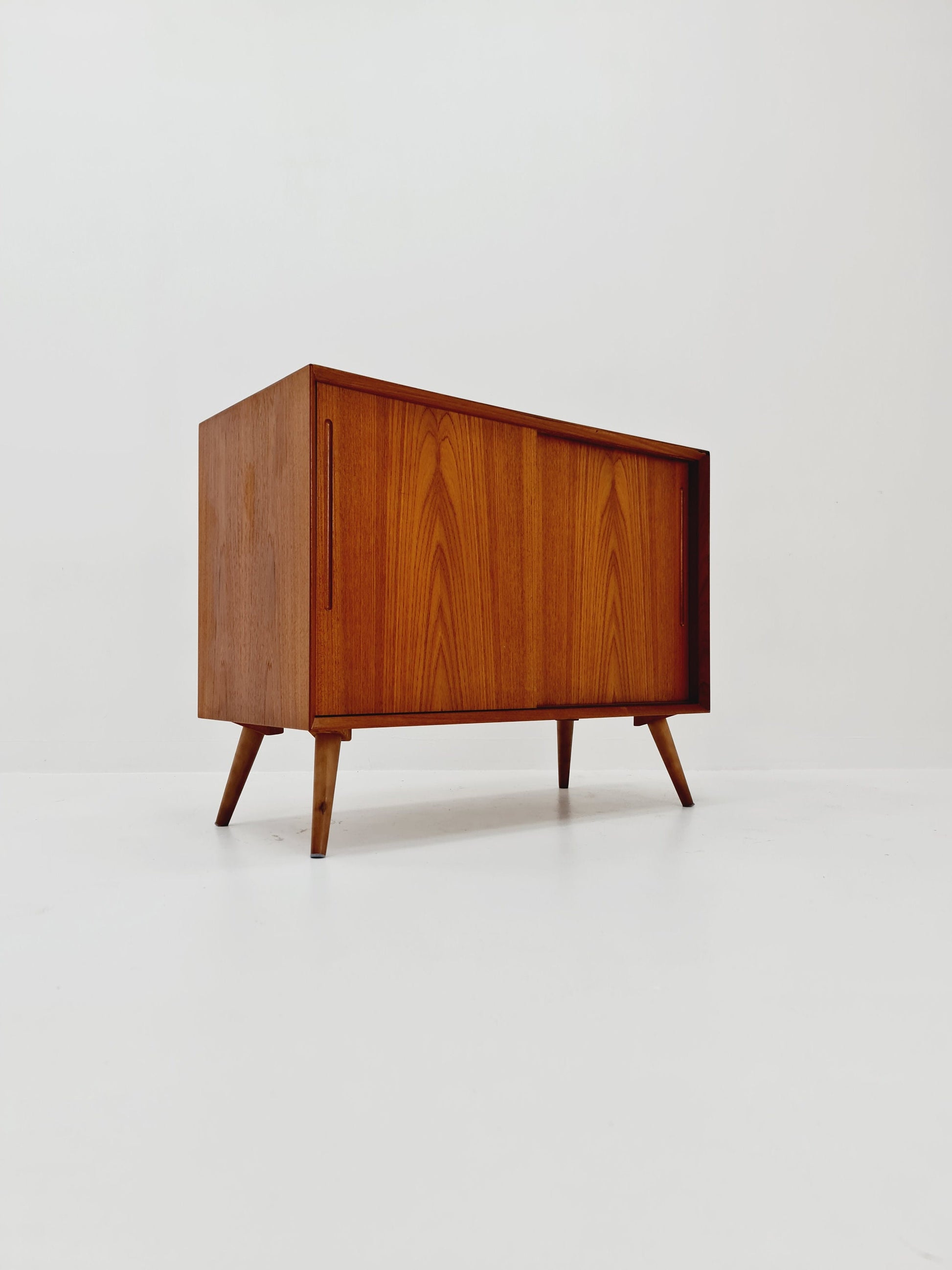 Mid Century Modern Danish Teak Sideboard By Svend AAge Rasmussen 1950s