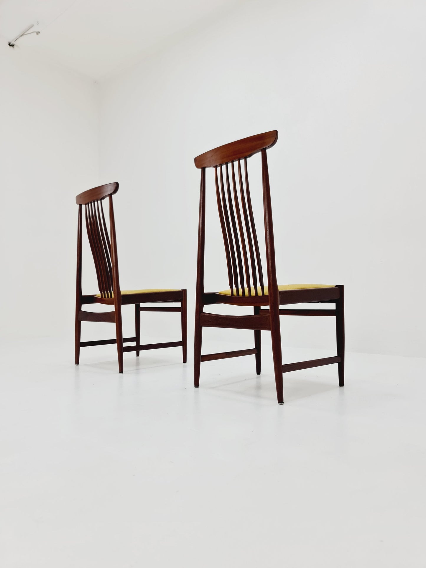 Danish Rare Teak Dining chairs By Arne vodder ,1960s