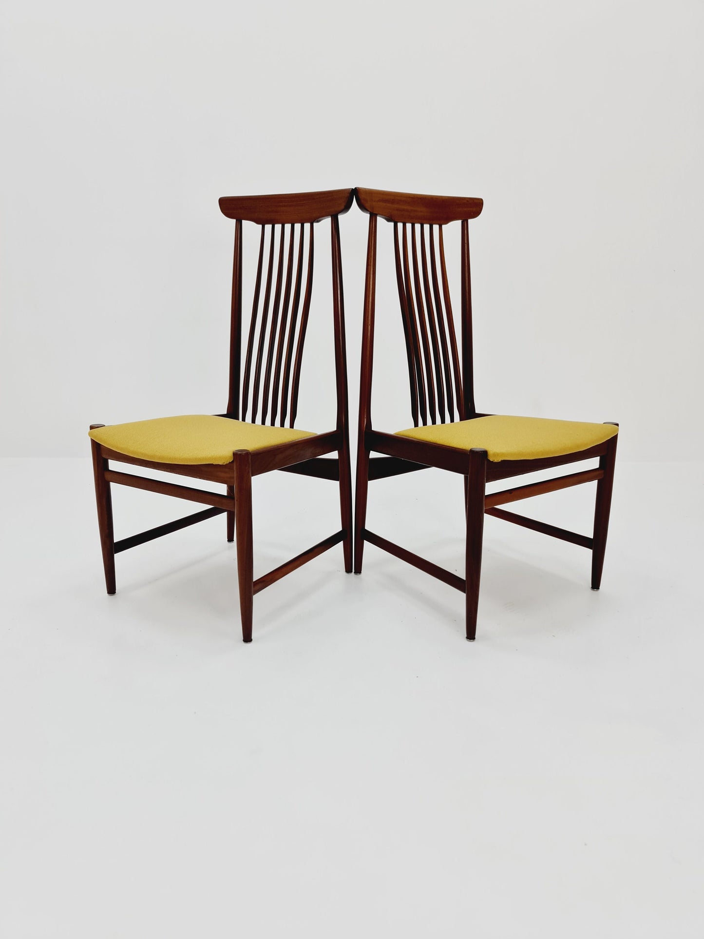 Danish Rare Teak Dining chairs By Arne vodder ,1960s