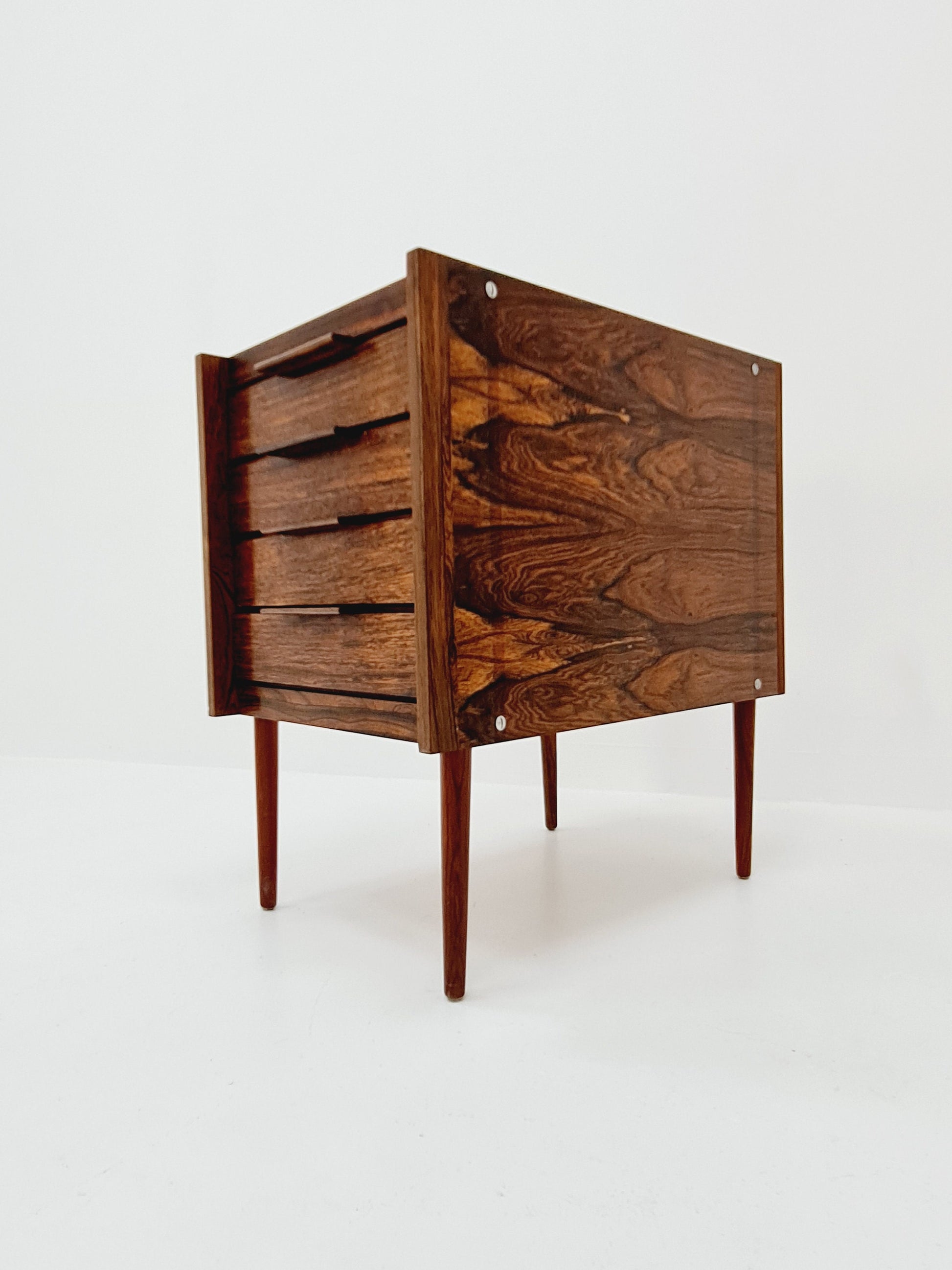 Midcentury Danish Desk design chest of drawers / drawer dresser /4 drawers cabinet, 1960s