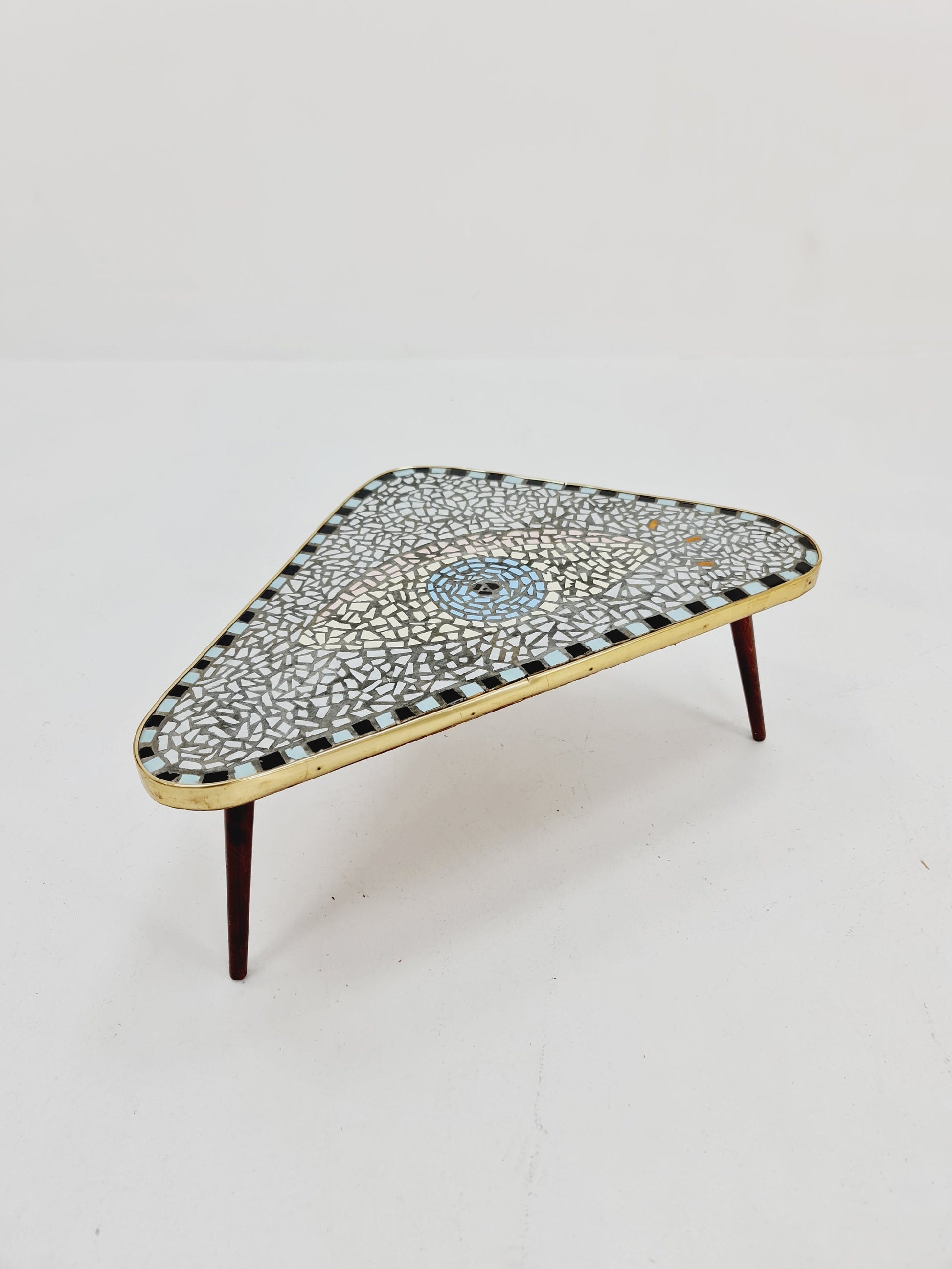 Mid century Mosaik plant table West Germany 1950s