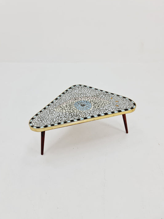 Mid century Mosaik plant table West Germany 1950s