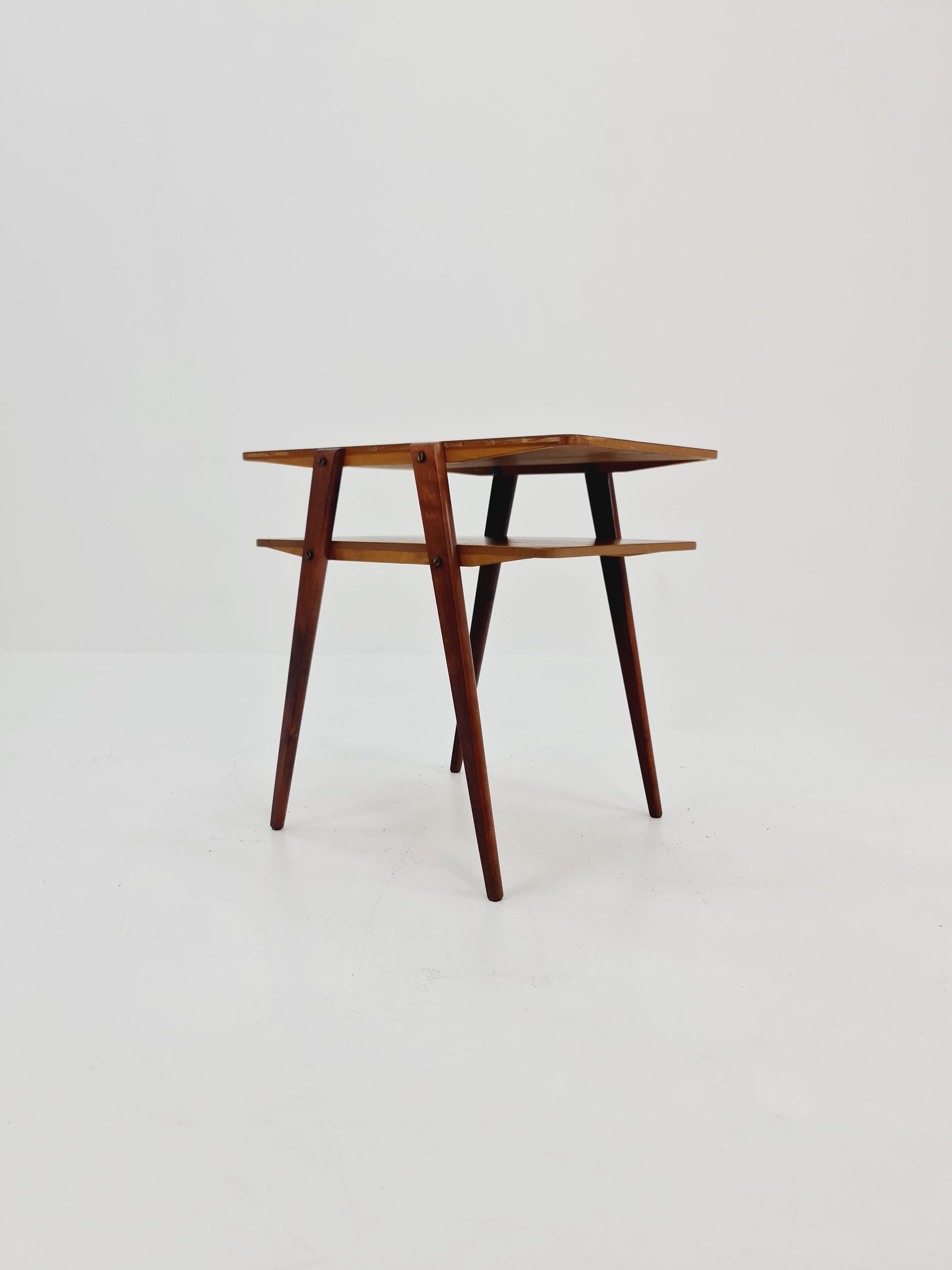 Swedish Mid century Mahogany nightstands, side tables by Albert’s Möbelfabrik, 1960s