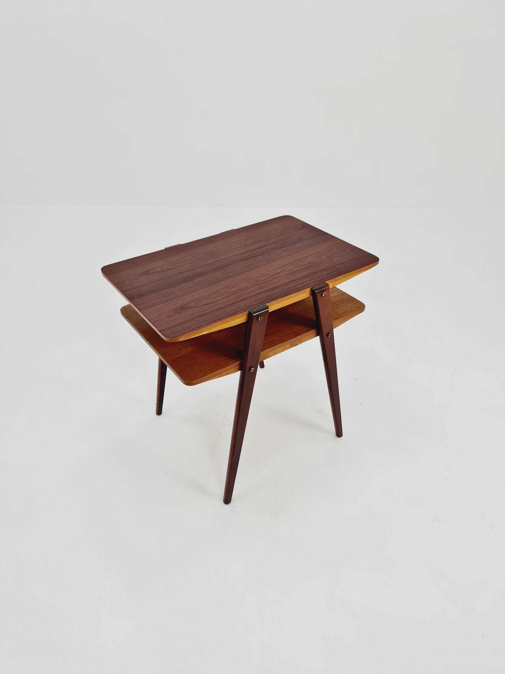 Swedish Mid century Mahogany nightstands, side tables by Albert’s Möbelfabrik, 1960s