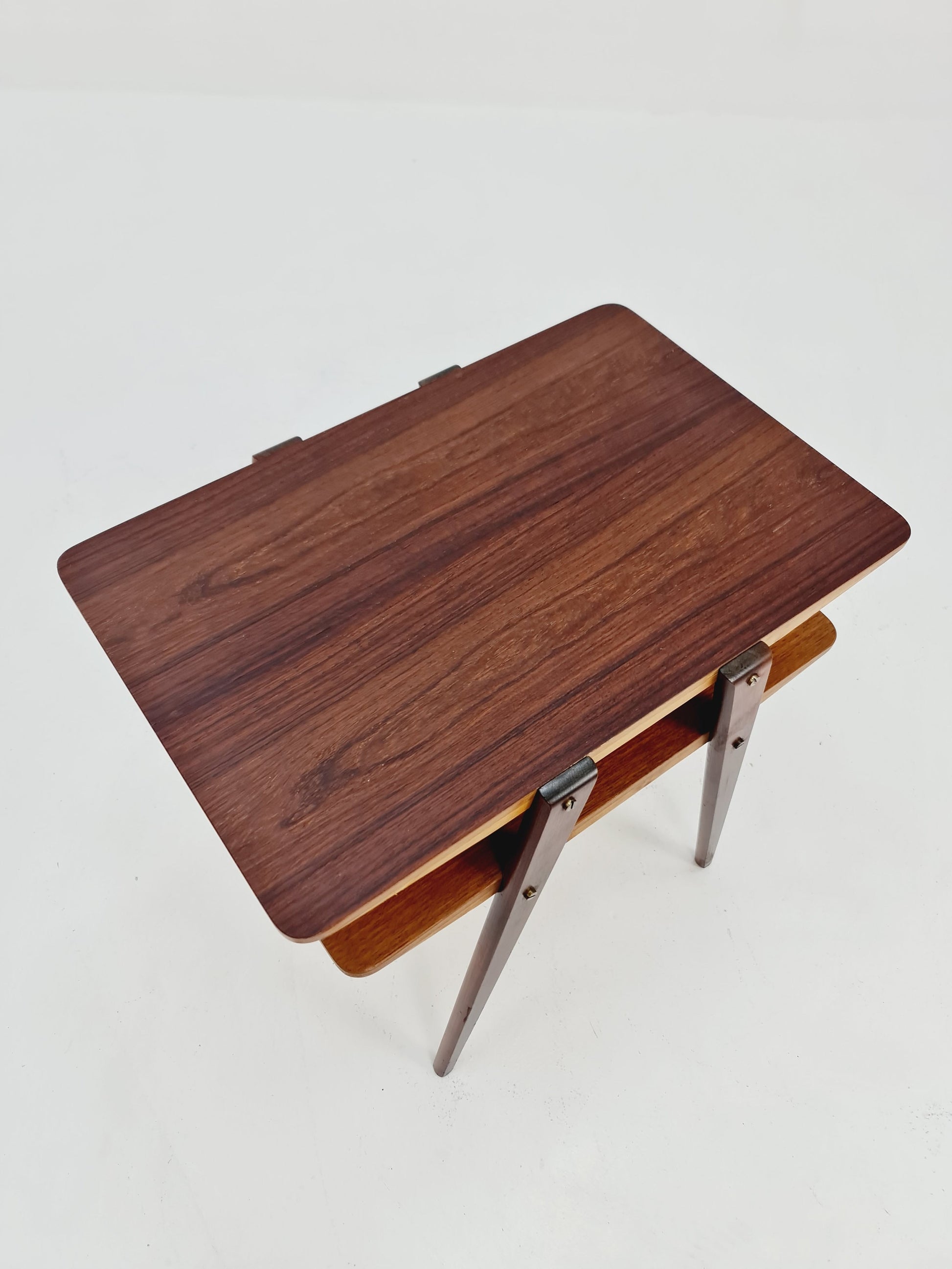 Swedish Mid century Mahogany nightstands, side tables by Albert’s Möbelfabrik, 1960s