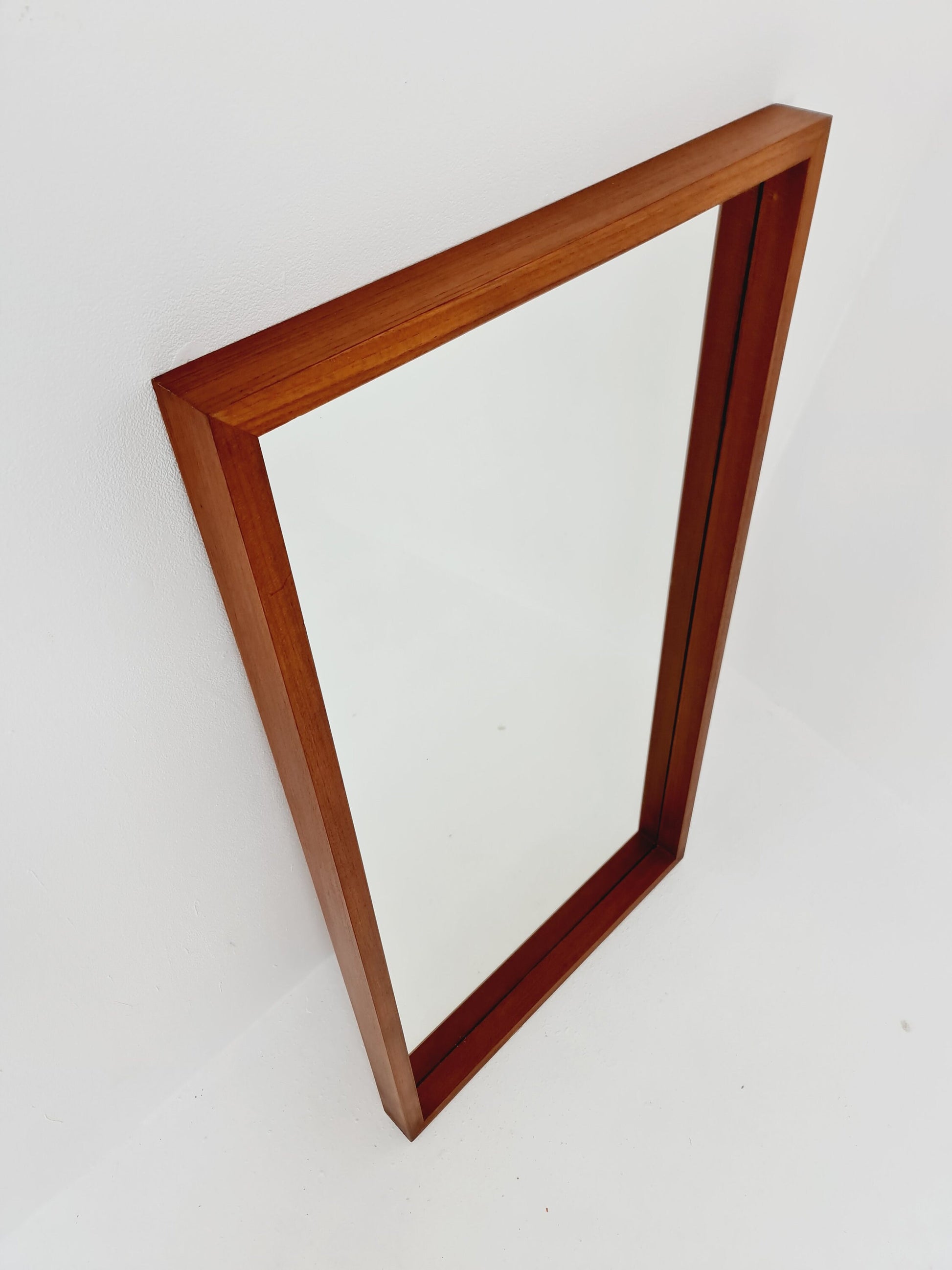 Big Danish mid-century Modern wall-mounted mirror, 1960s