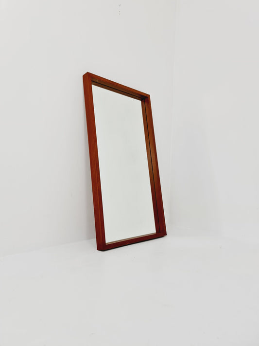 Big Danish mid-century Modern wall-mounted mirror, 1960s
