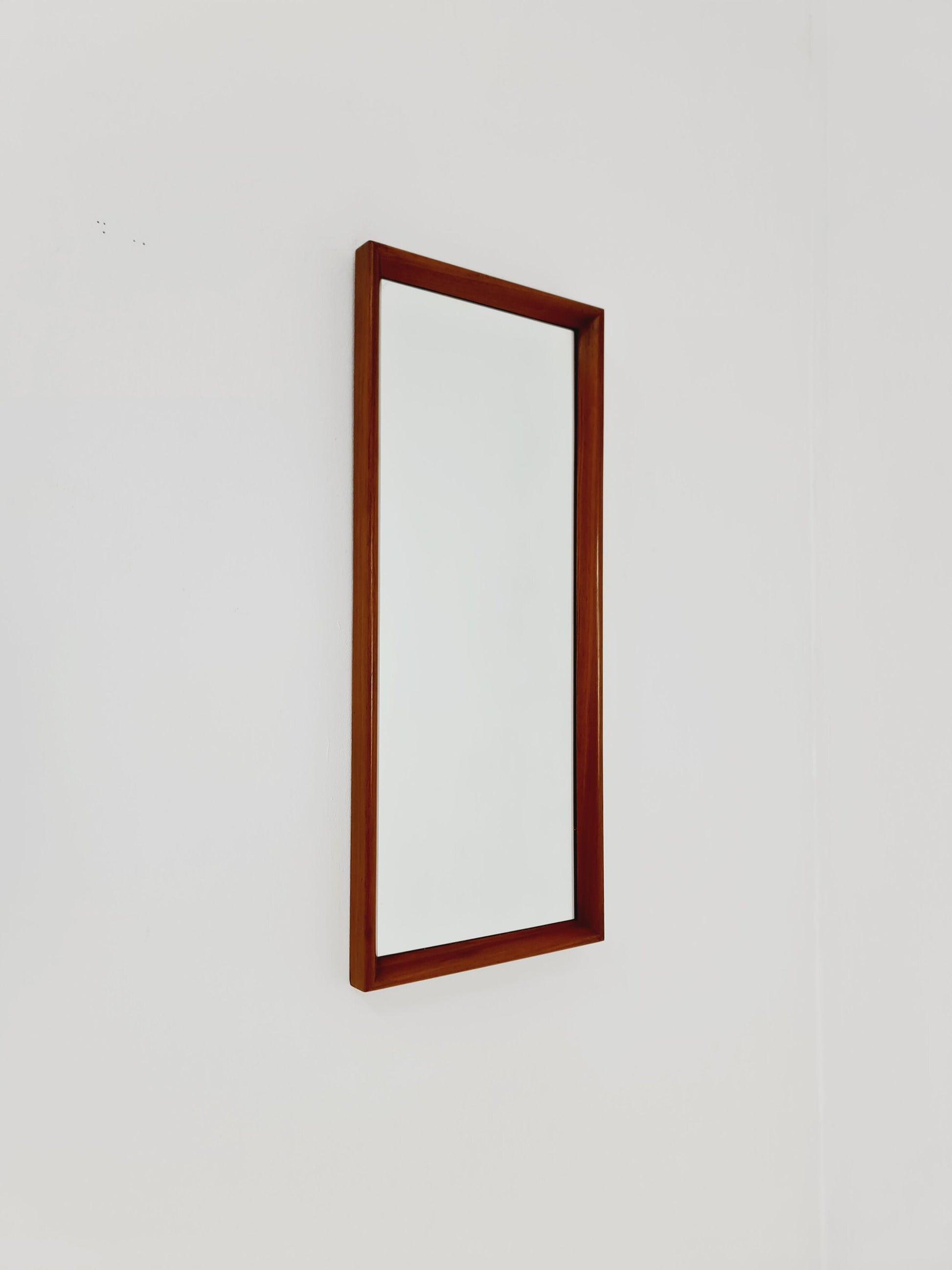 German mid-century Modern wall-mounted mirror, By Verlaux 1950s