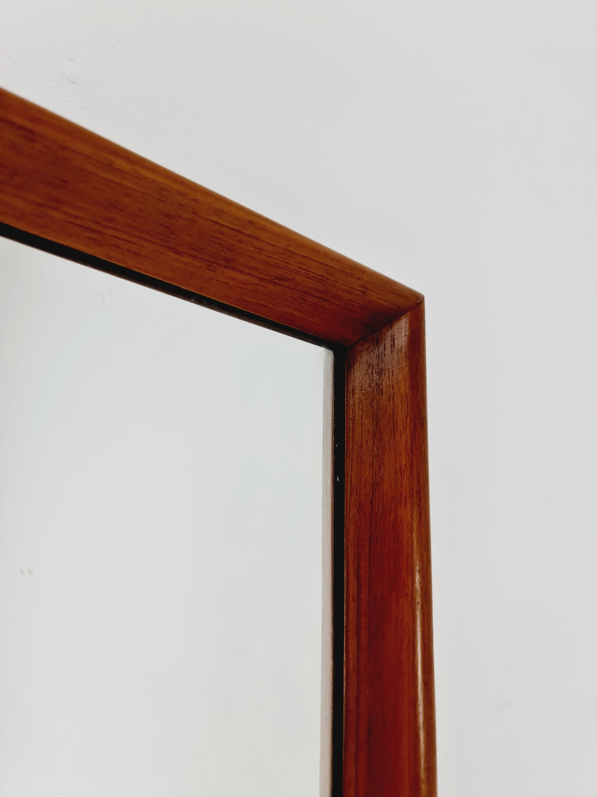 German mid-century Modern wall-mounted mirror, By Verlaux 1950s