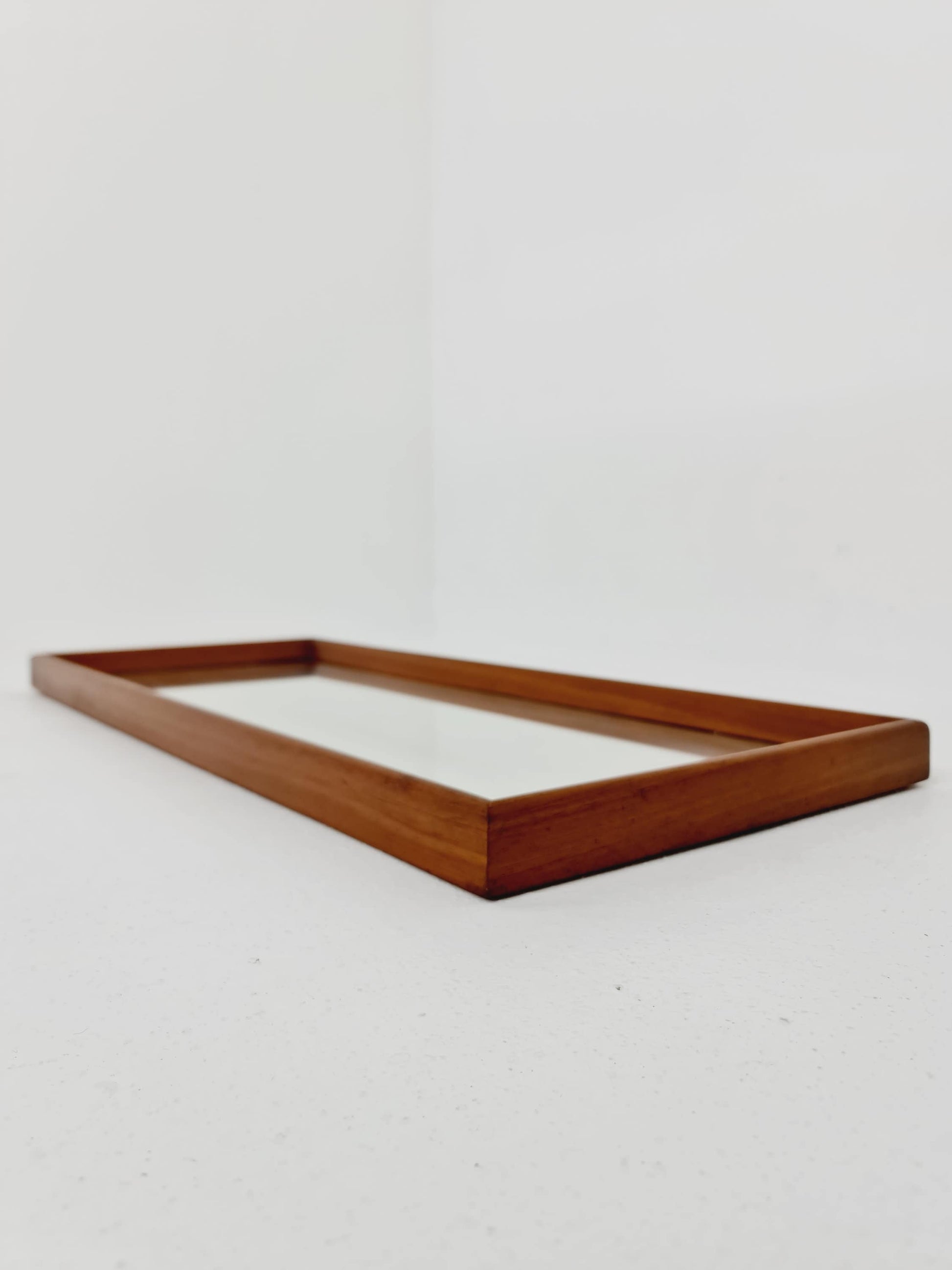 German mid-century Modern wall-mounted mirror, By Verlaux 1950s