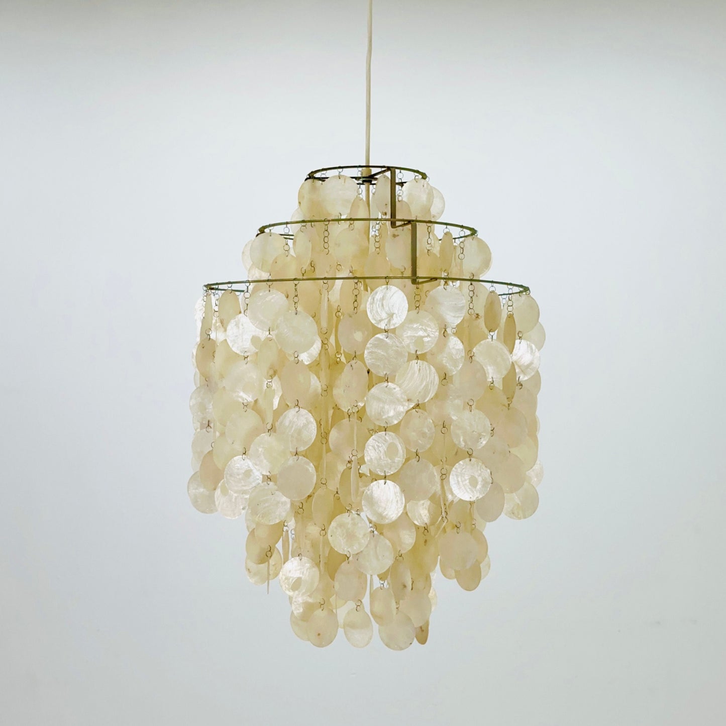 Mid century Chandelier FUN 1DM by Verner Panton for Lüber Switzerland 1960s