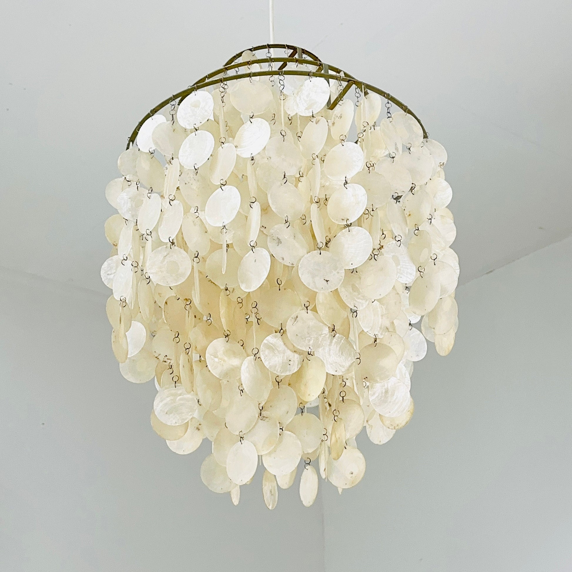 Mid century Chandelier FUN 1DM by Verner Panton for Lüber Switzerland 1960s
