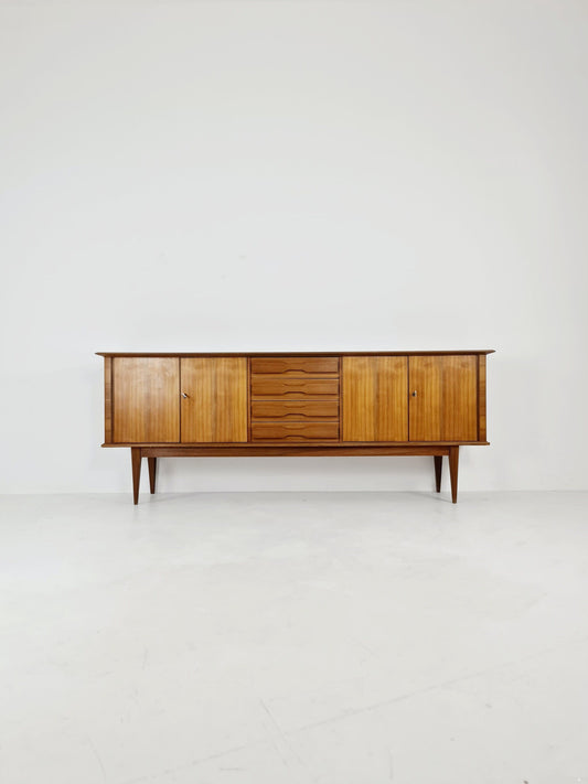 Mid Century Modern German walnut Sideboard, 1960s