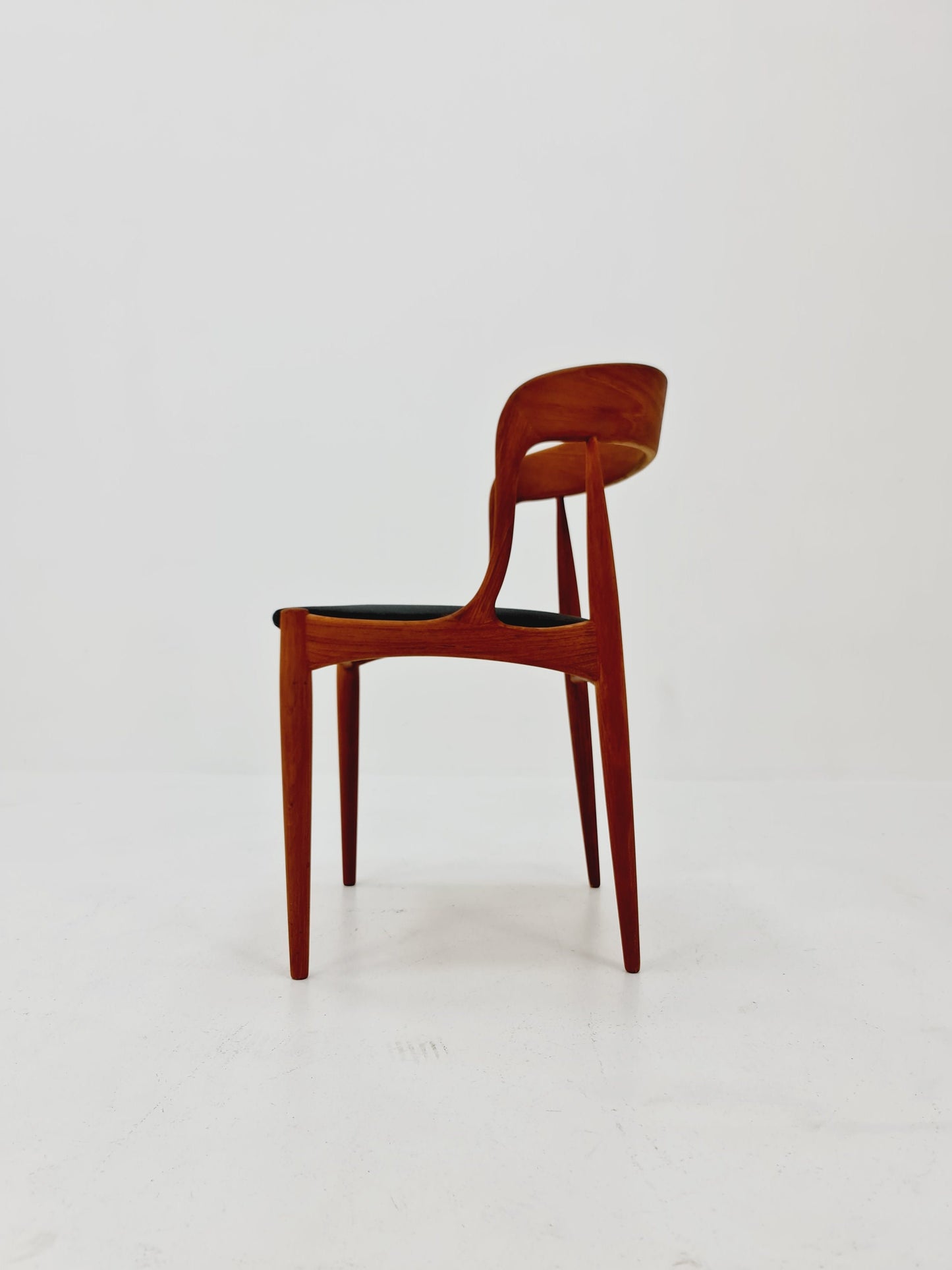 Vintage Danish teak dining chair by johannes Andersen for Uldum Mobelfabrik , 1960s,