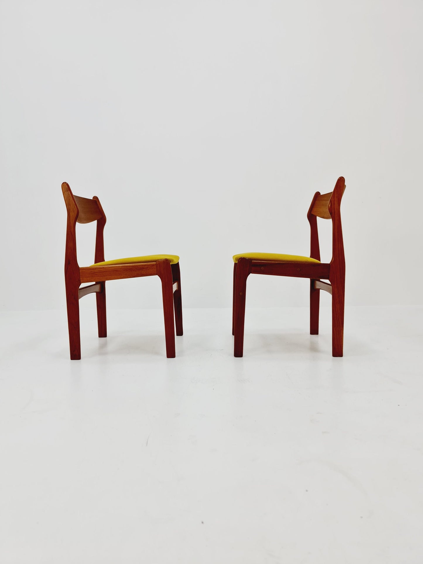 Vintage Danish teak dining charis by Erik Buch, 1960s, set of 2
