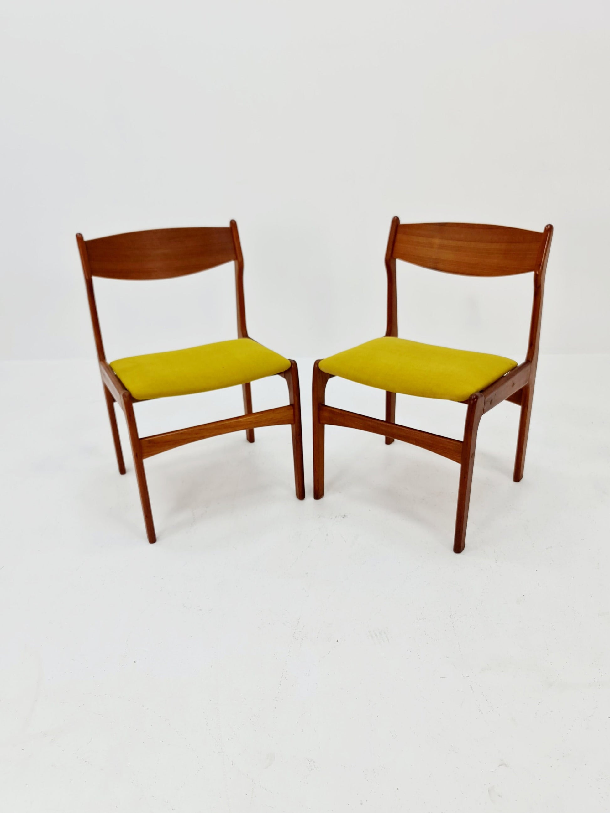 Vintage Danish teak dining charis by Erik Buch, 1960s, set of 2