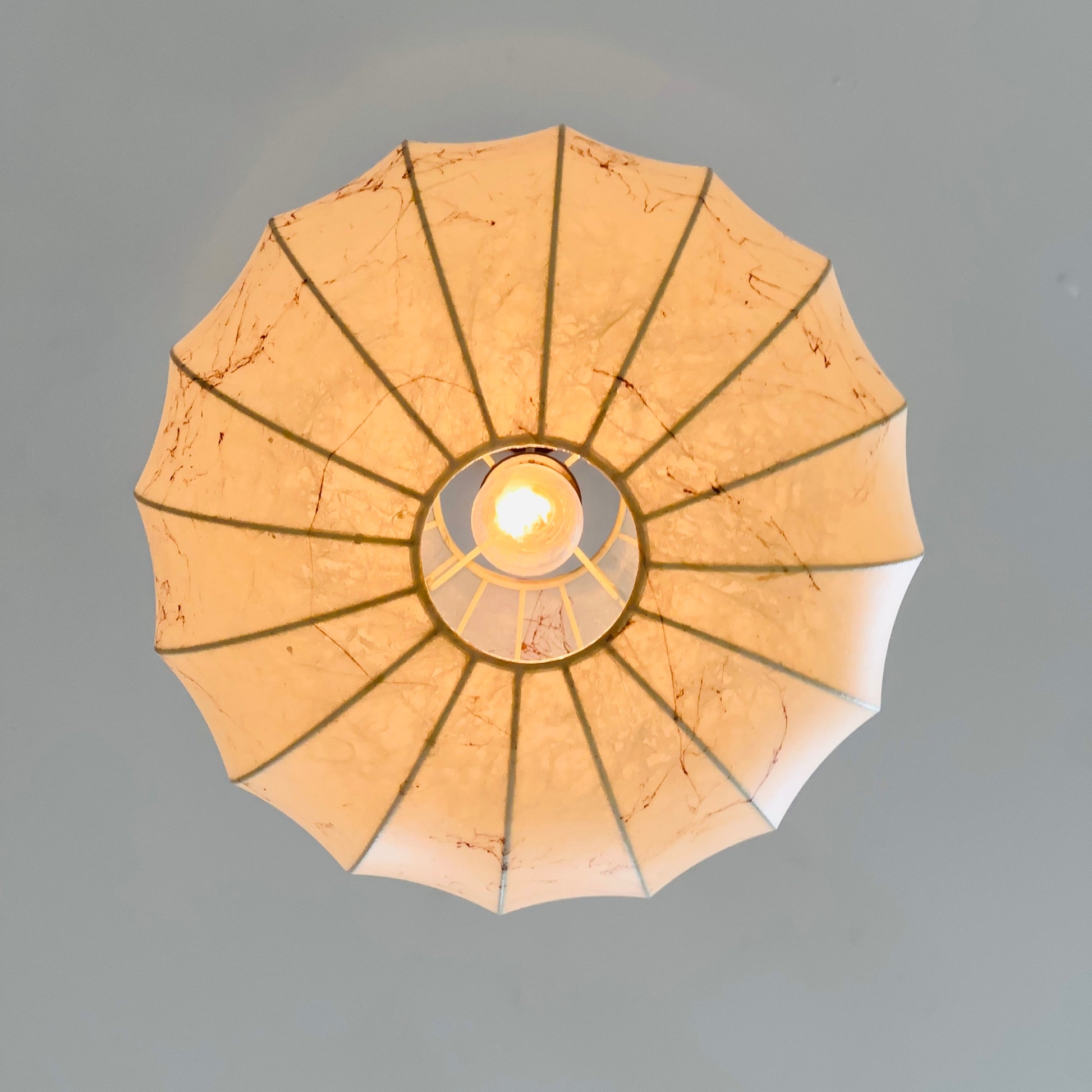 Big Space age pendant lamp by Designer Achille & Pier Giacomo Castiglioni : Bovezzo (Italy)