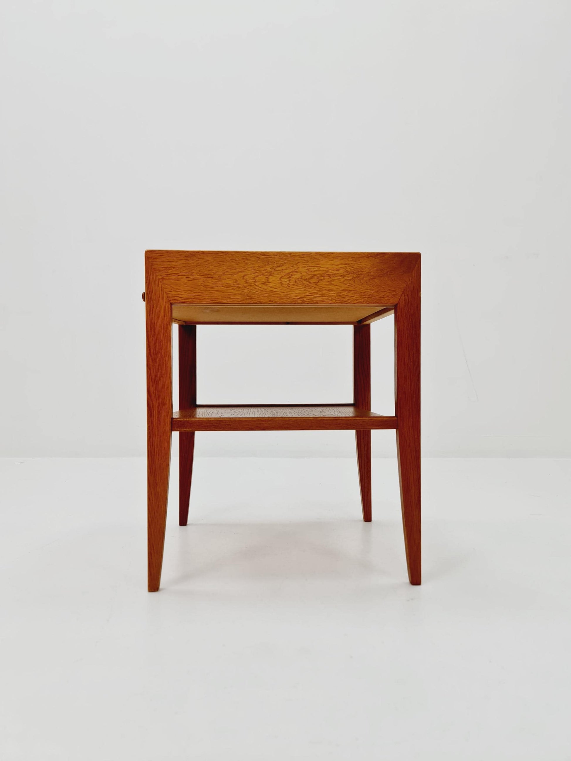 Mid century Scandinavian oak side table / bedside table, 1960s