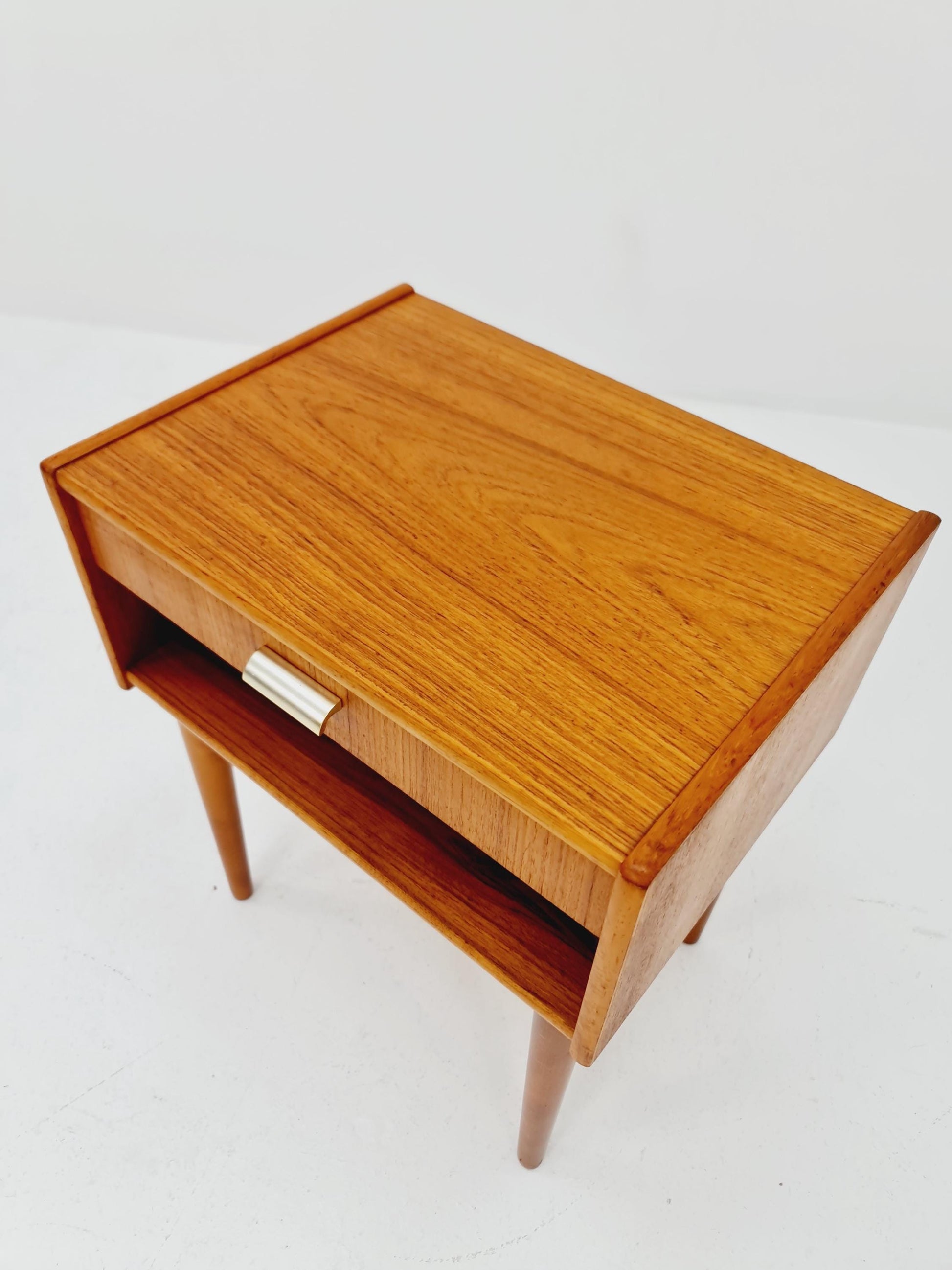 Mid century Scandinavian teak side table / bedside table, 1960s