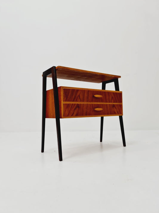 Midcentury Scandinavian Teak vintage Side table/ hallway/ Night stand, 1960s