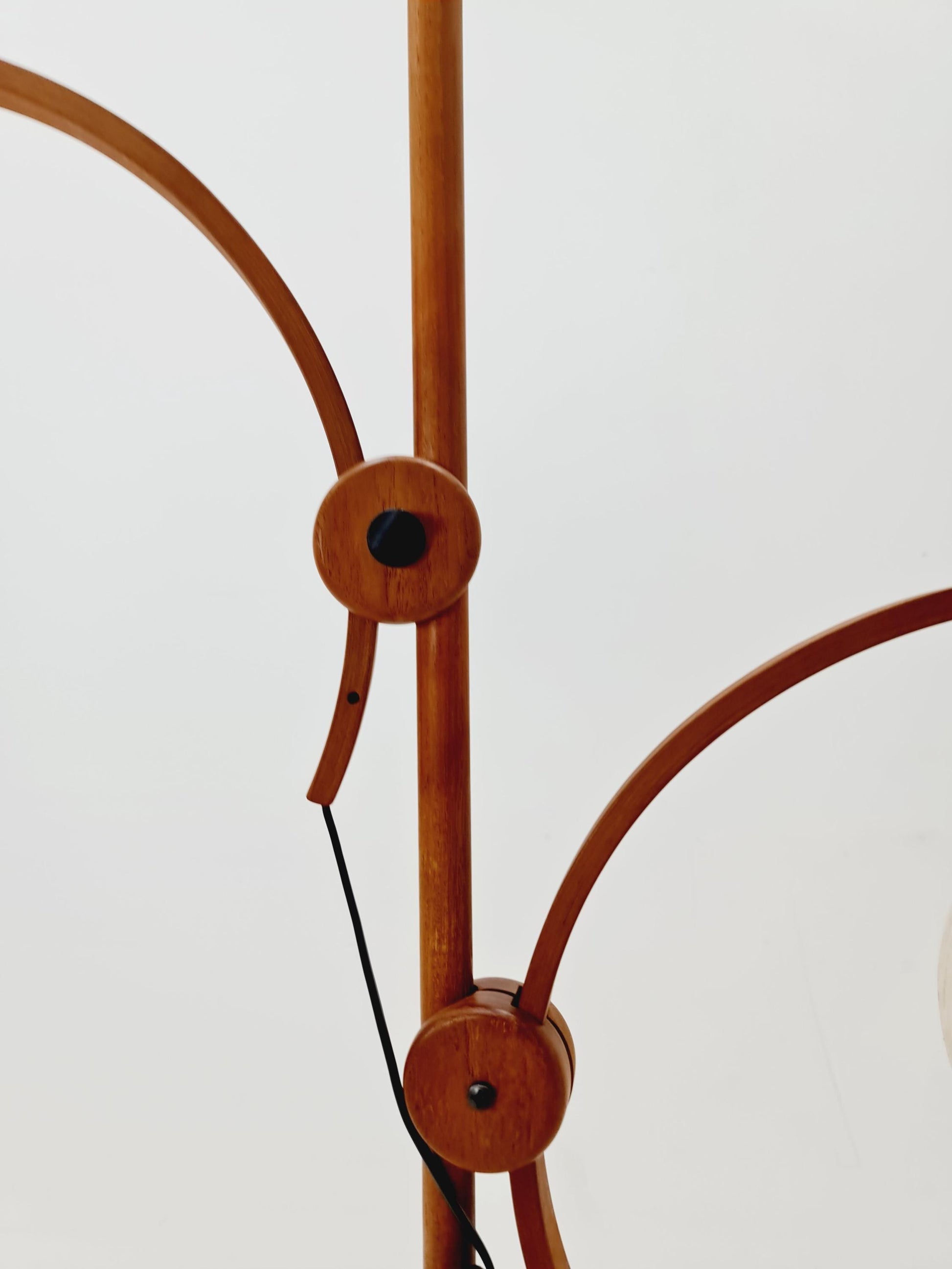 Vintage Danish Teak floor lamp by DOMUS 1970s