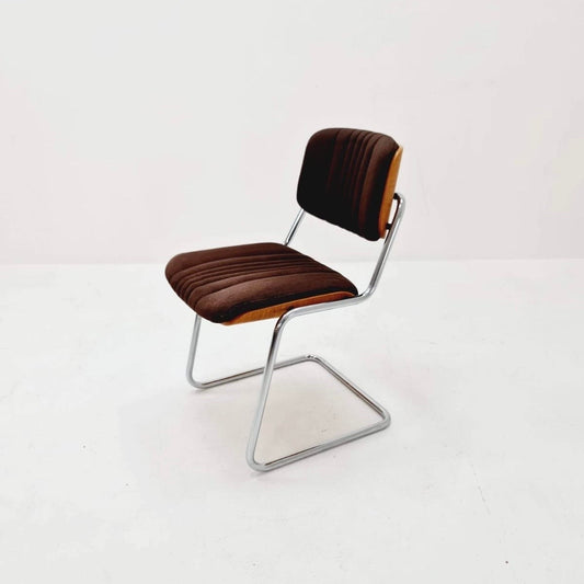 Mid century wooden chair by Karl Dittert for Martin Giroflex stoll , 1970s Switzerland
