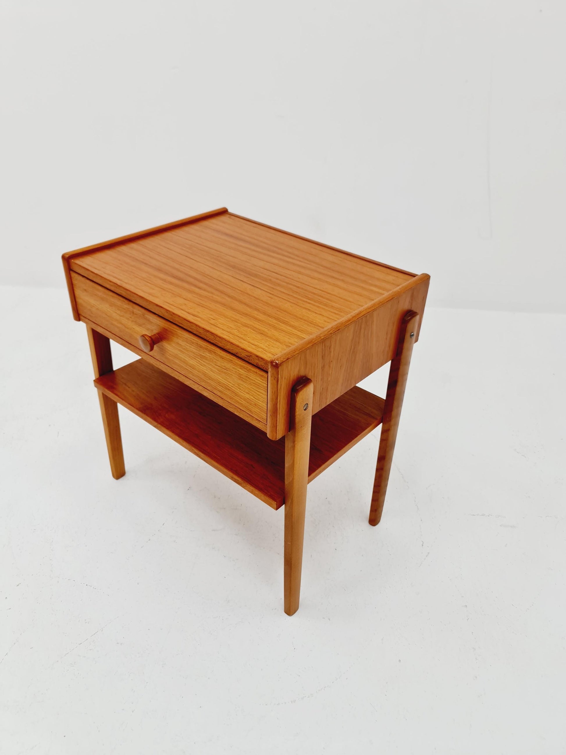 Danish Midcentury teak side tables/ Bedside tables, 1960s
