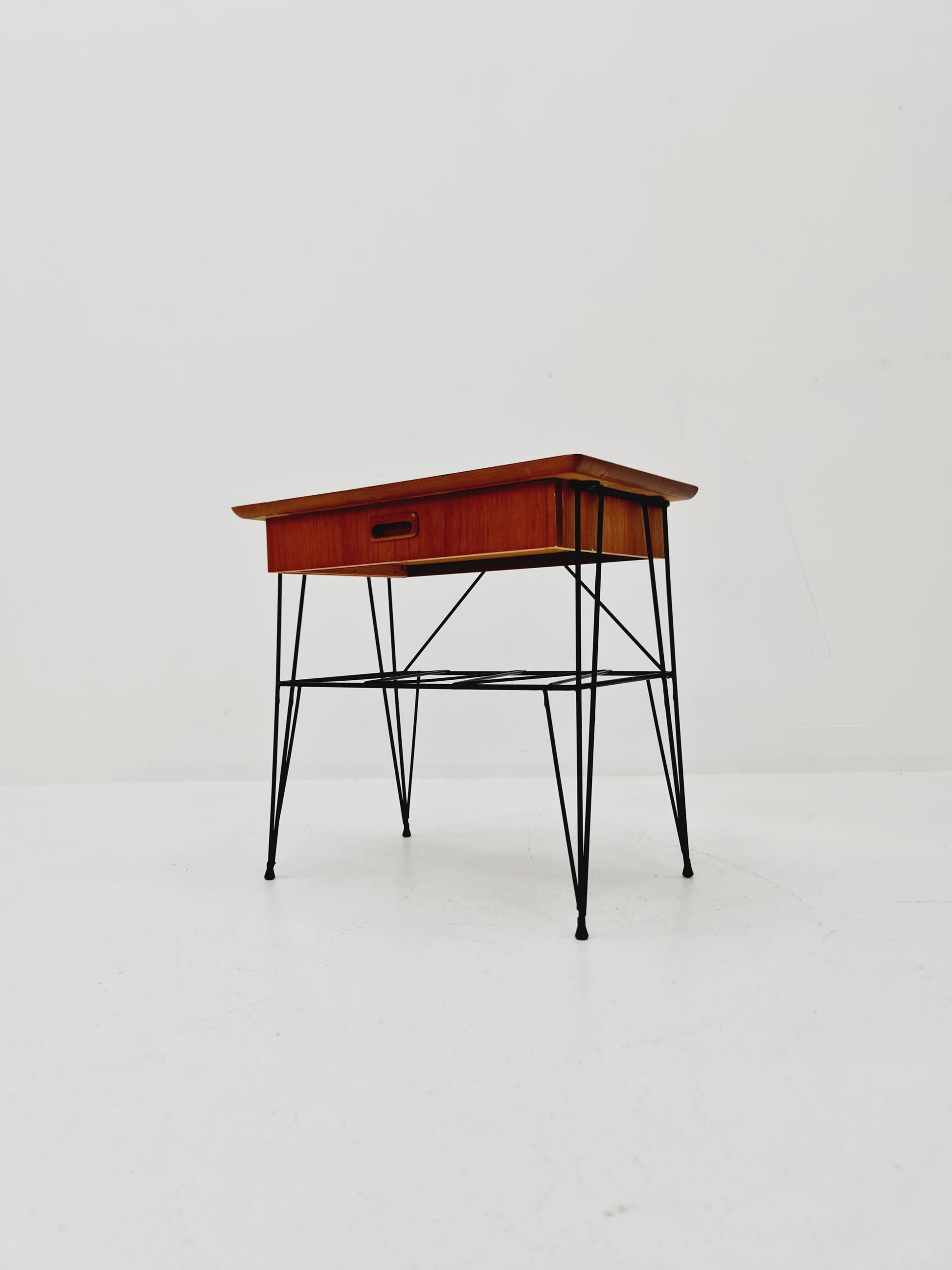 Midcentury swedish teak Vintage Side table/ Bedside table, 1960s